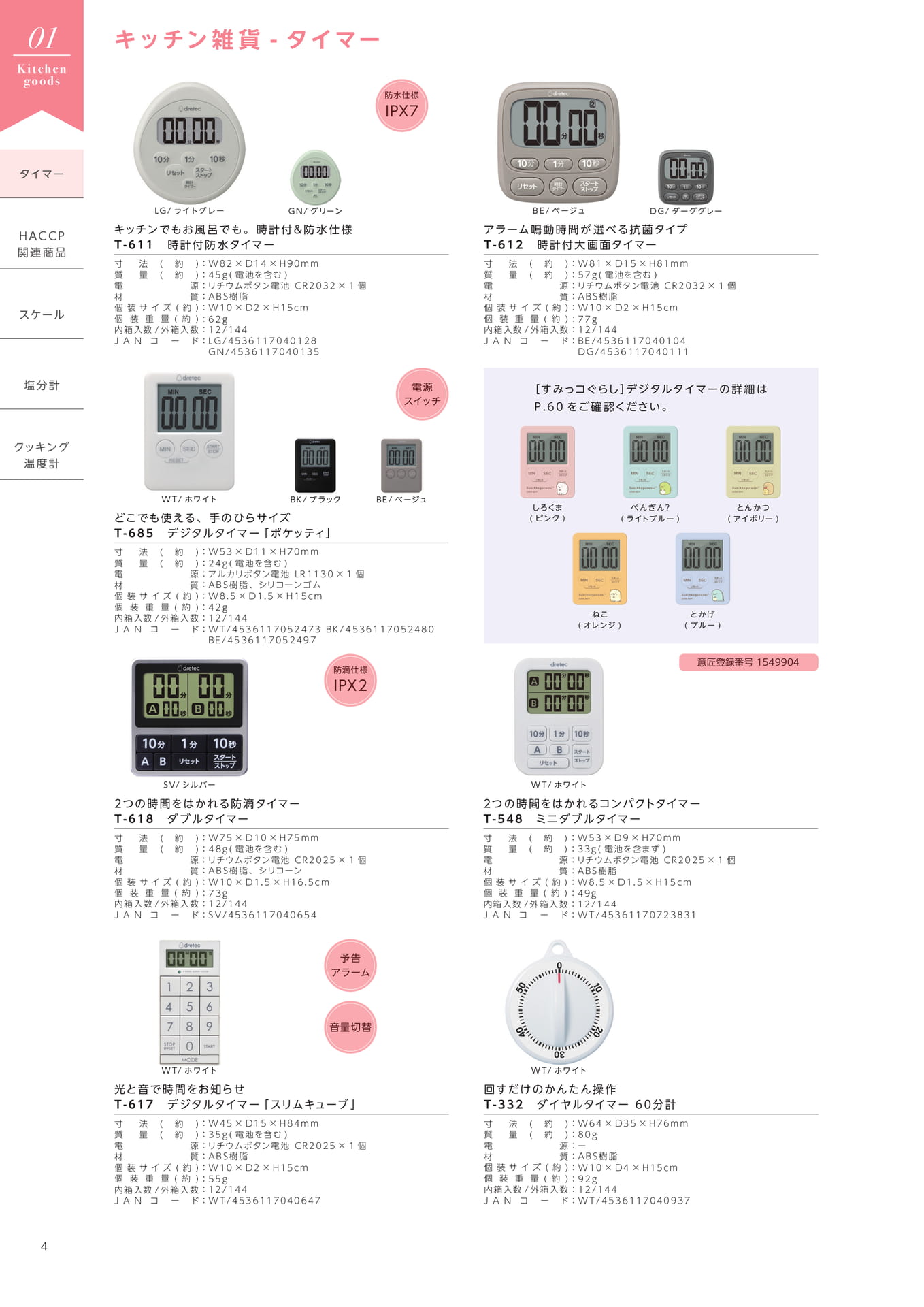 時計付防水タイマー(6ページ目)