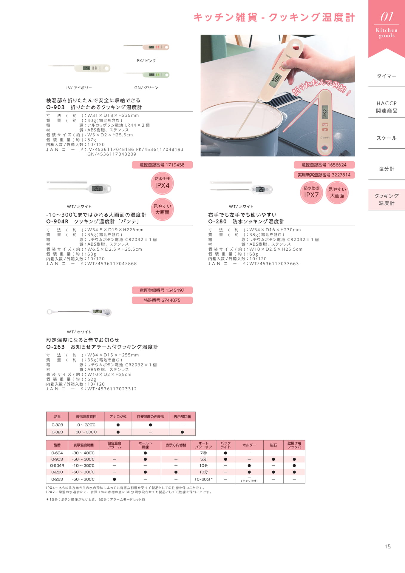 クッキング温度計(17ページ目)