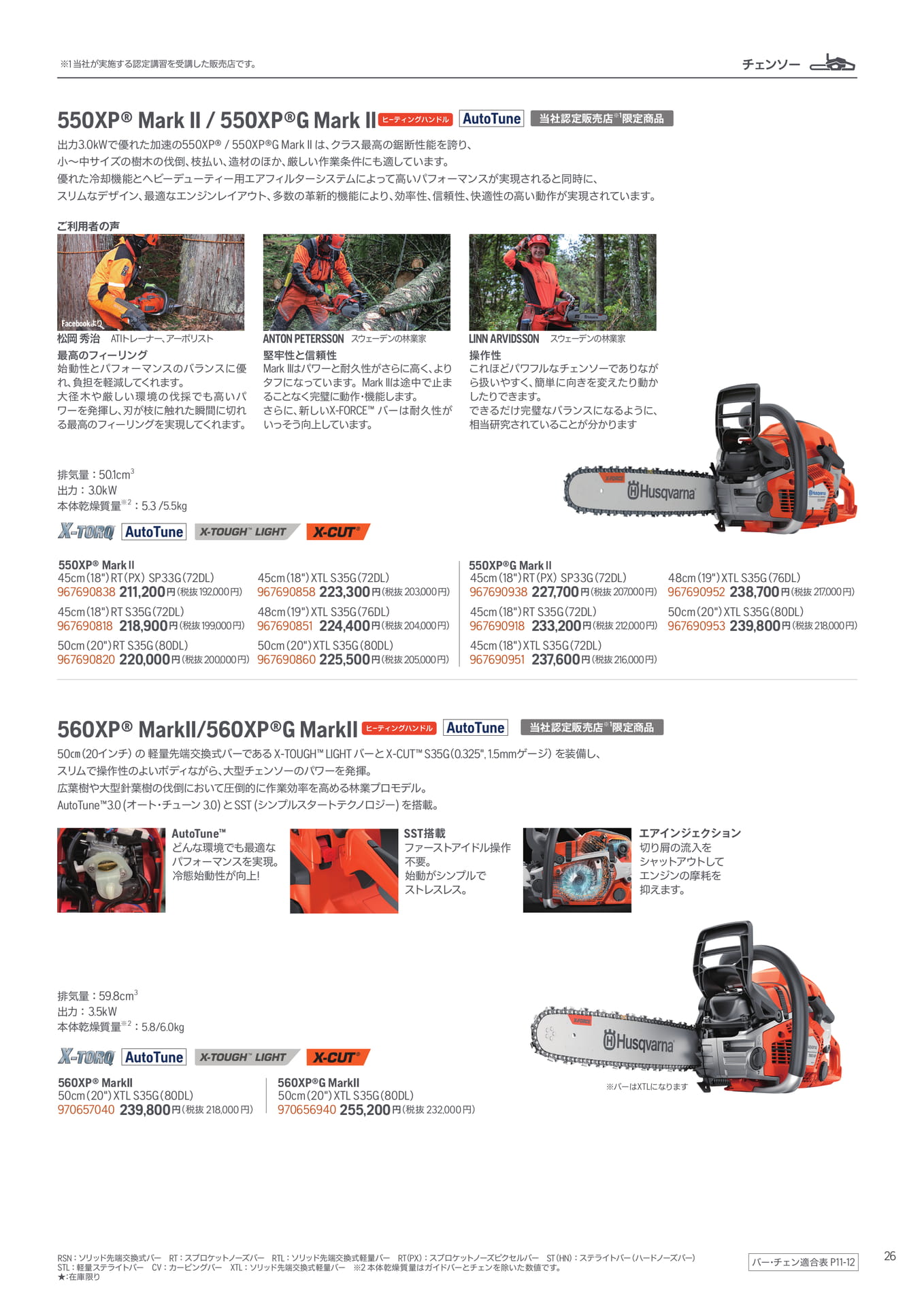 550XP® Mark II(27ページ目)