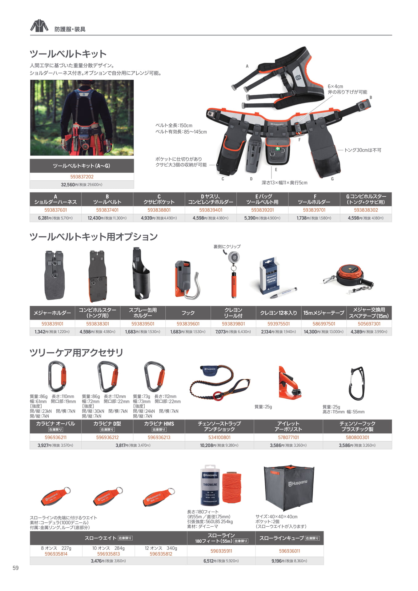 防護服・装具(ツールベルト・アクセサリ)(60ページ目)