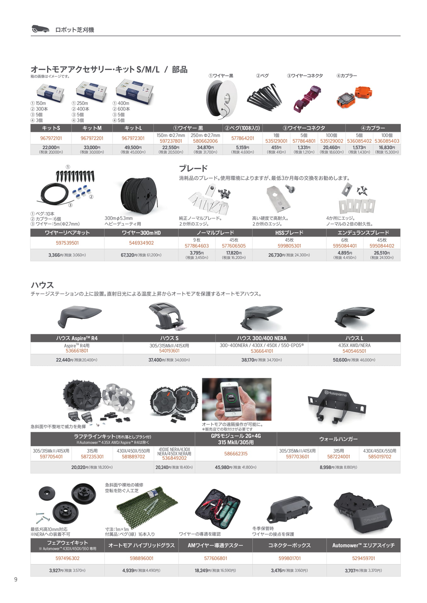 アクセサリー・消耗品(10ページ目)