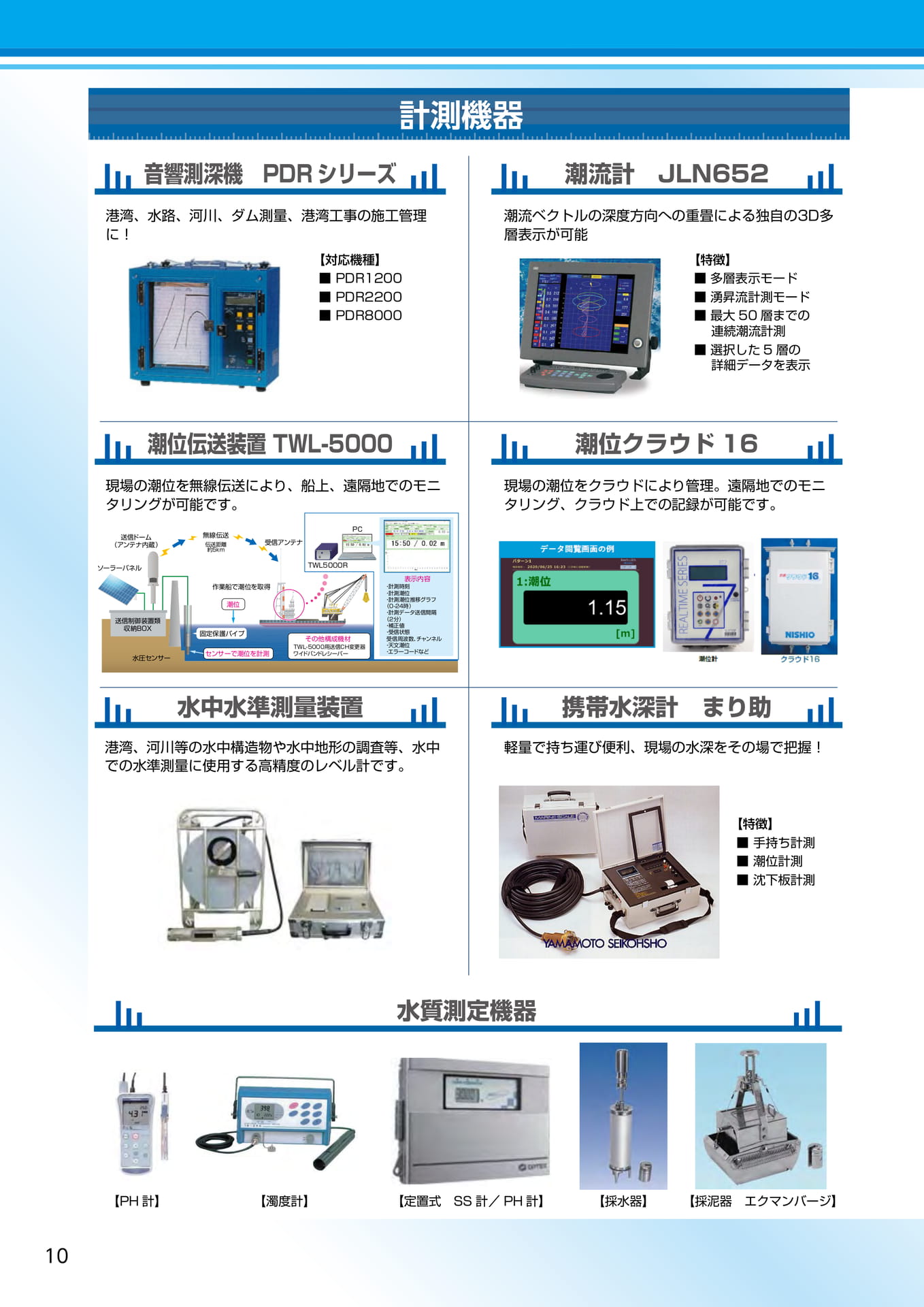 各種計測機器（12ページ目）