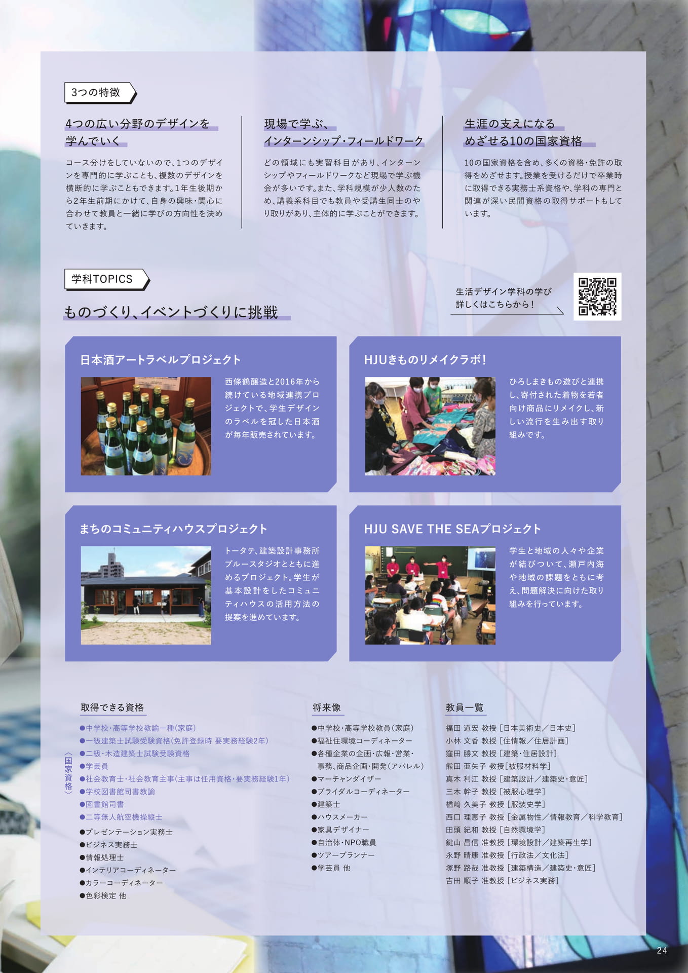 人間生活学部 生活デザイン学科（25ページ目）