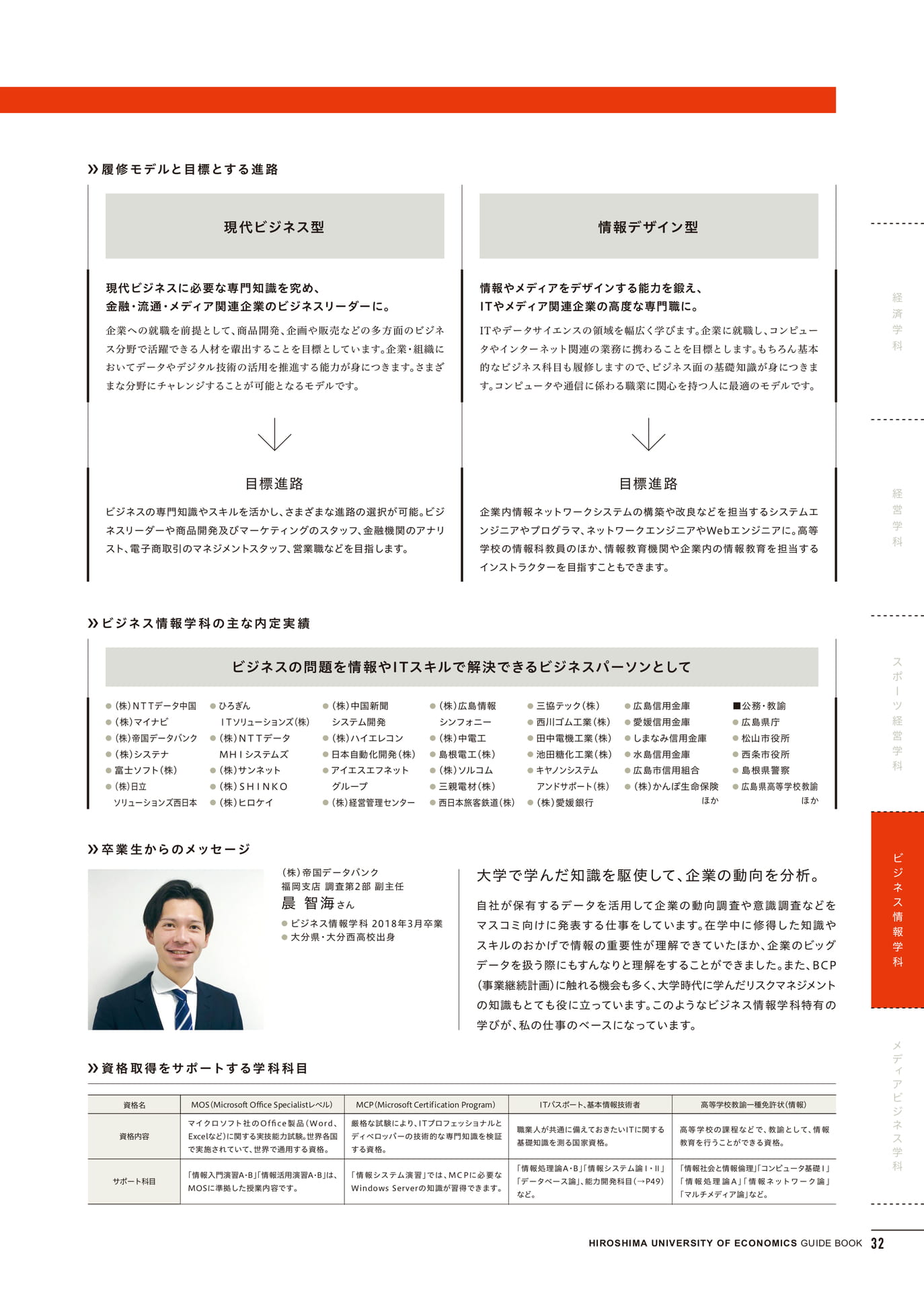 メディアビジネス学部ビジネス情報学科(33ページ目)