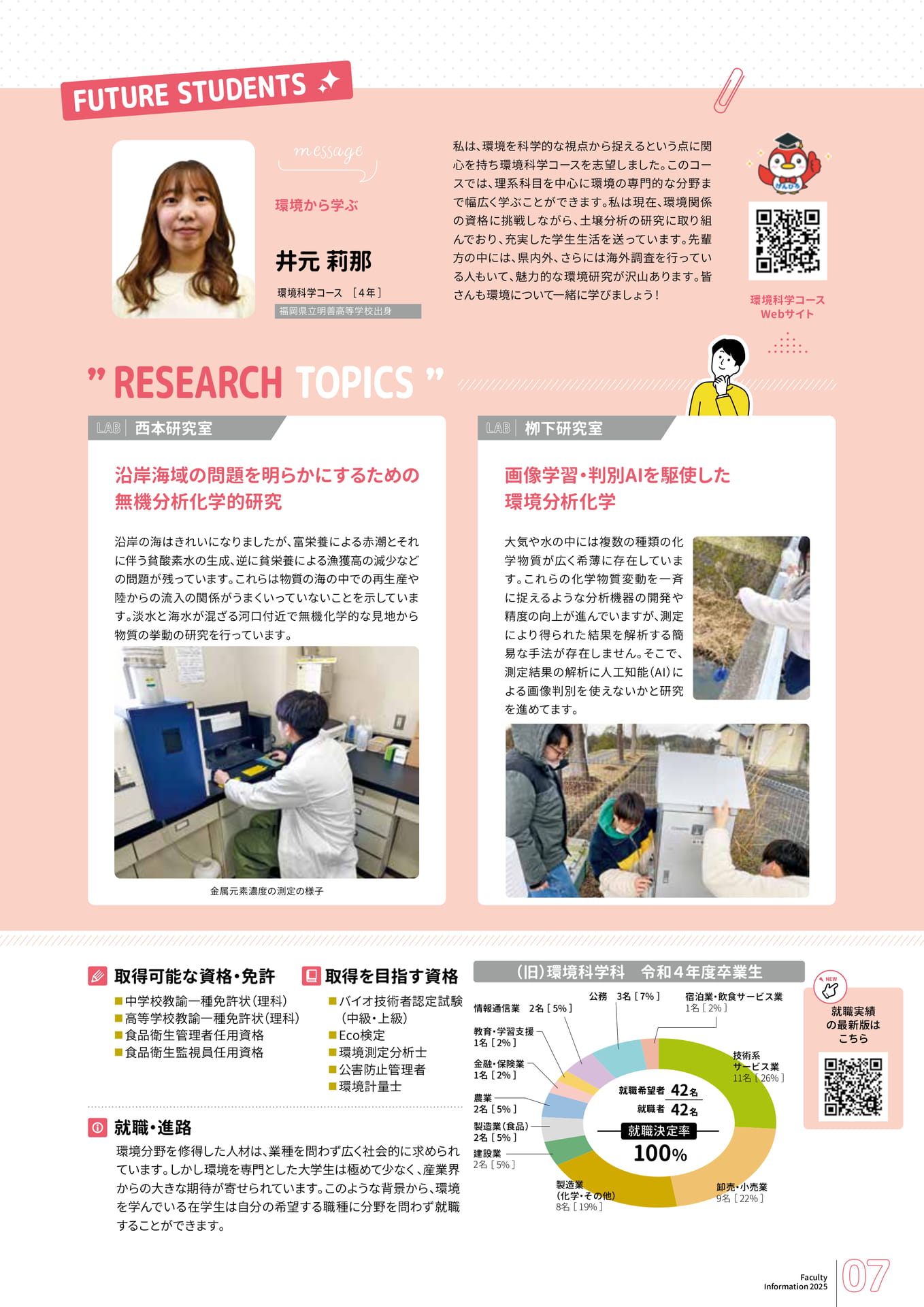 生命環境学科環境科学コース（7ページ目）