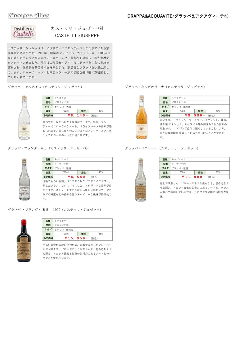 グラッパ＆アクアヴィーテ⑤（10ページ目）