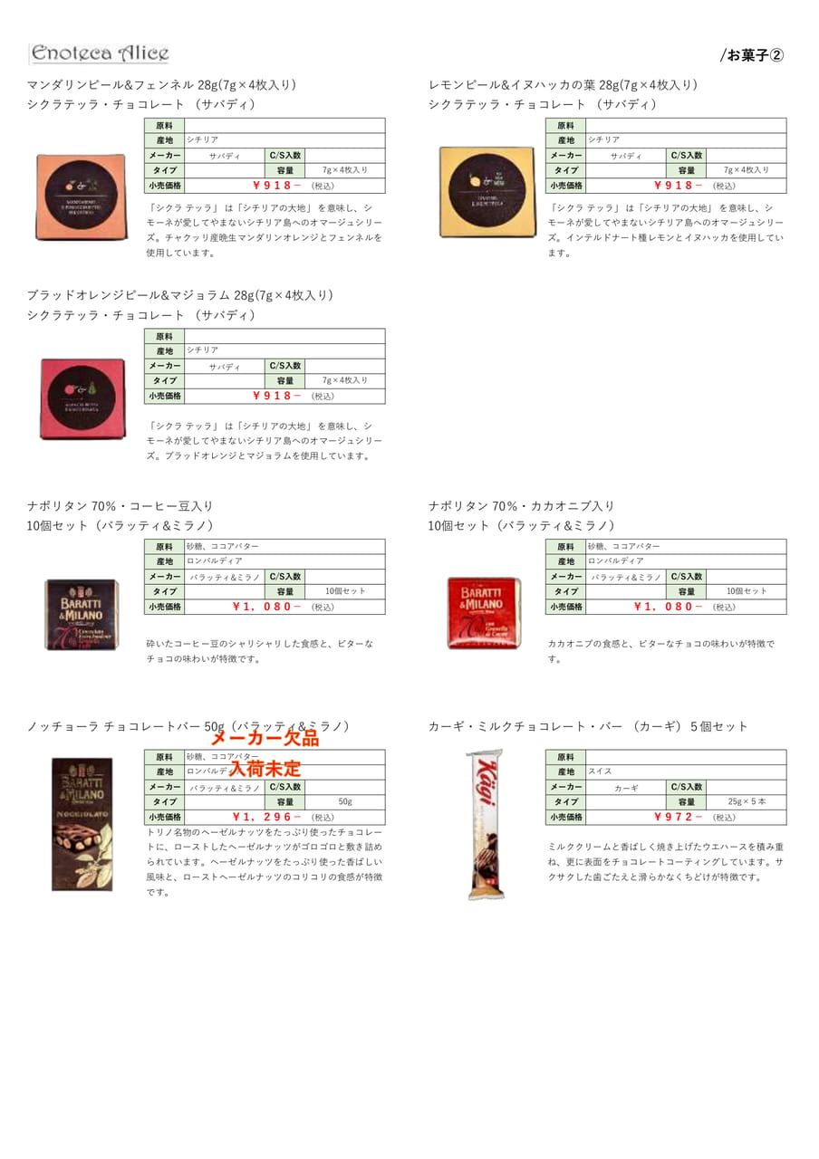 お菓子②（42ページ目）