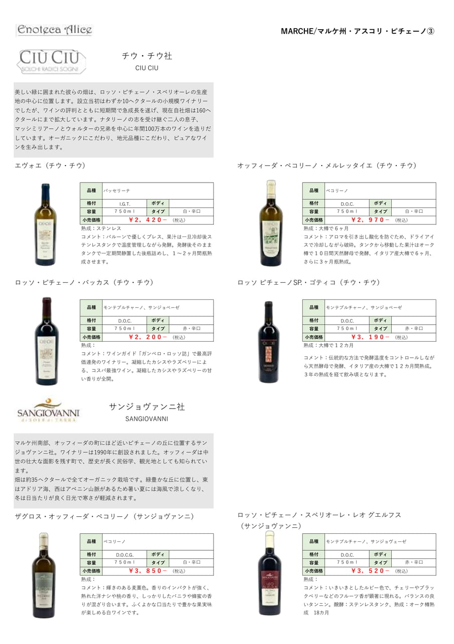 マルケ州・アスコリピチェーノ➂（170ページ目）