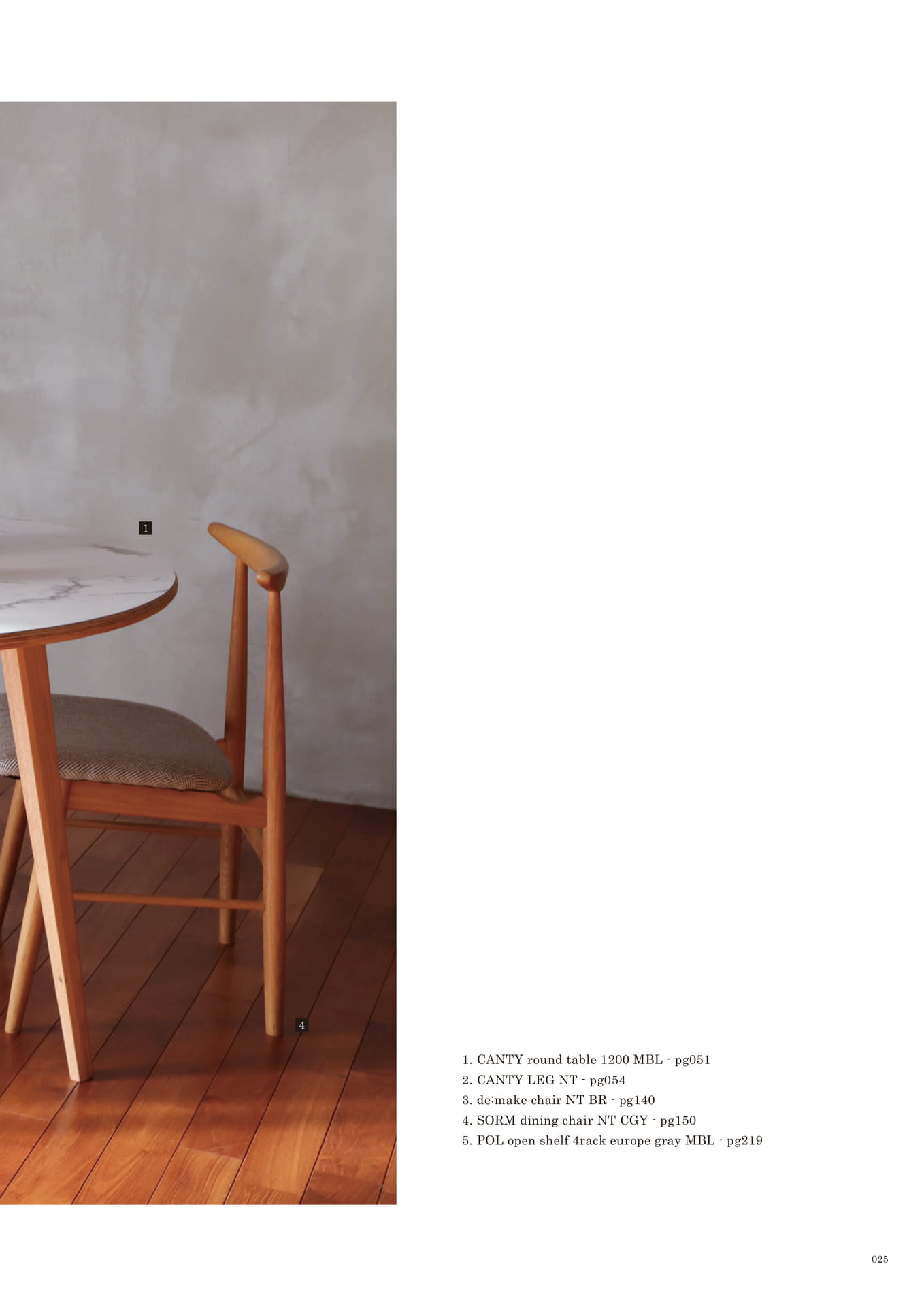 025 | TABLE(27ページ目)