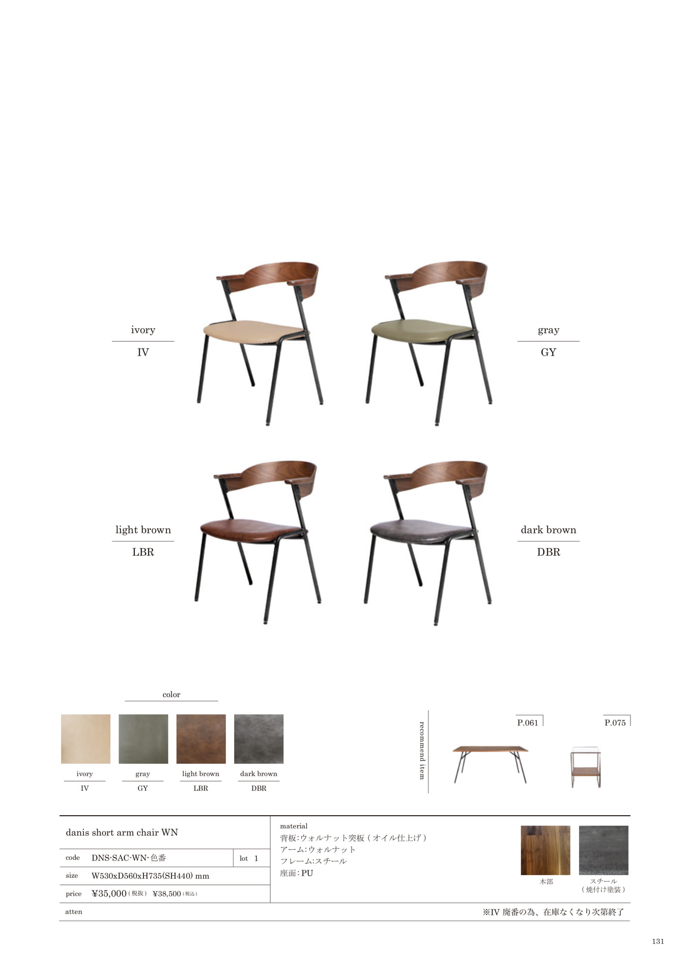 131 | CHAIR(133ページ目)