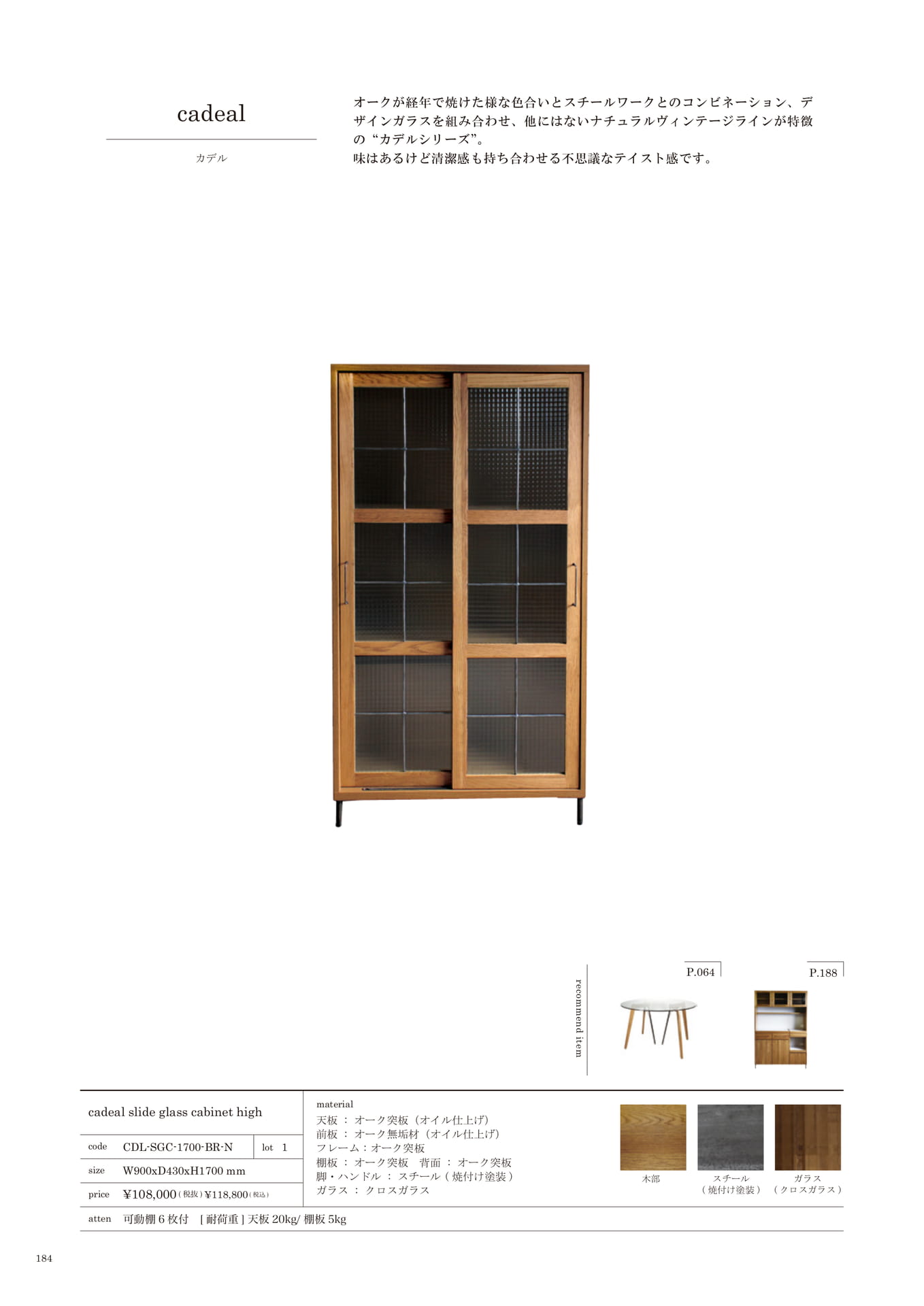 184 | KITCHEN STORAGE(186ページ目)