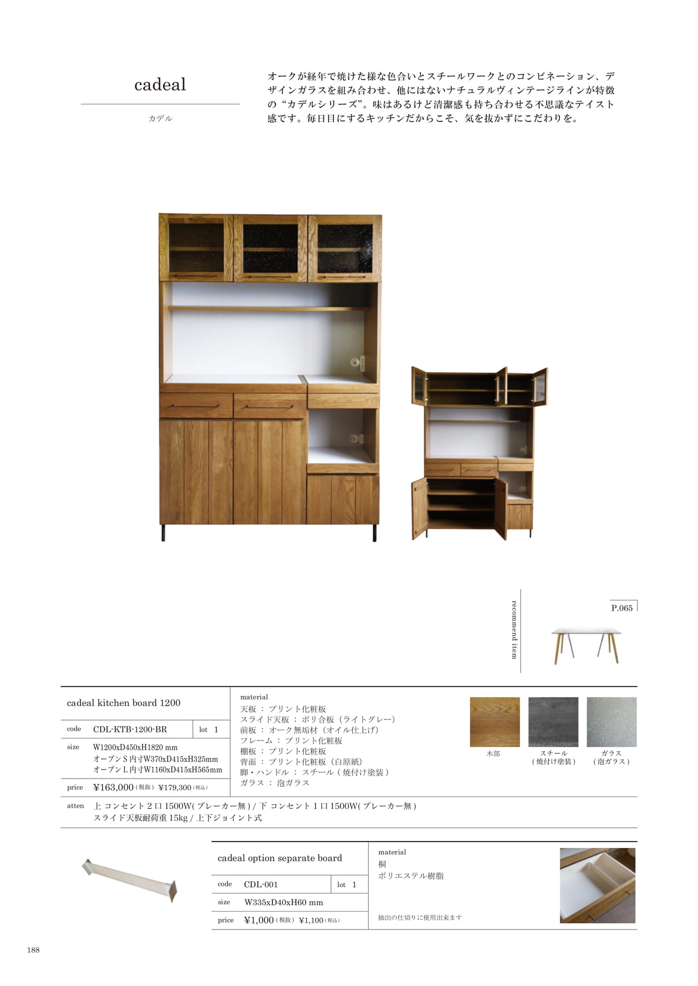 188 | KITCHEN STORAGE(190ページ目)