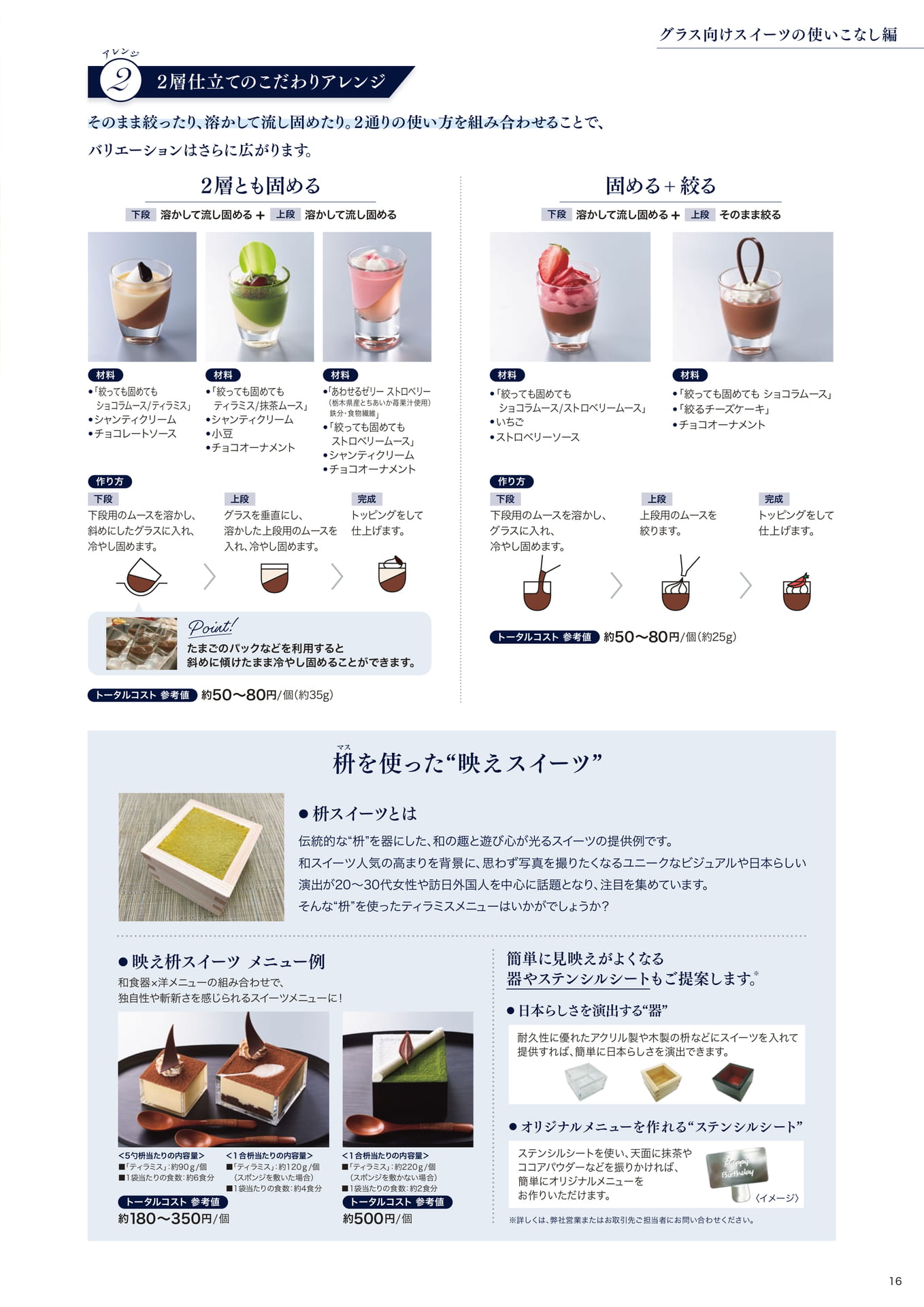 朝田オーナーシェフパティシエ監修 グラス向けスイーツの使いこなし編②(17ページ目)