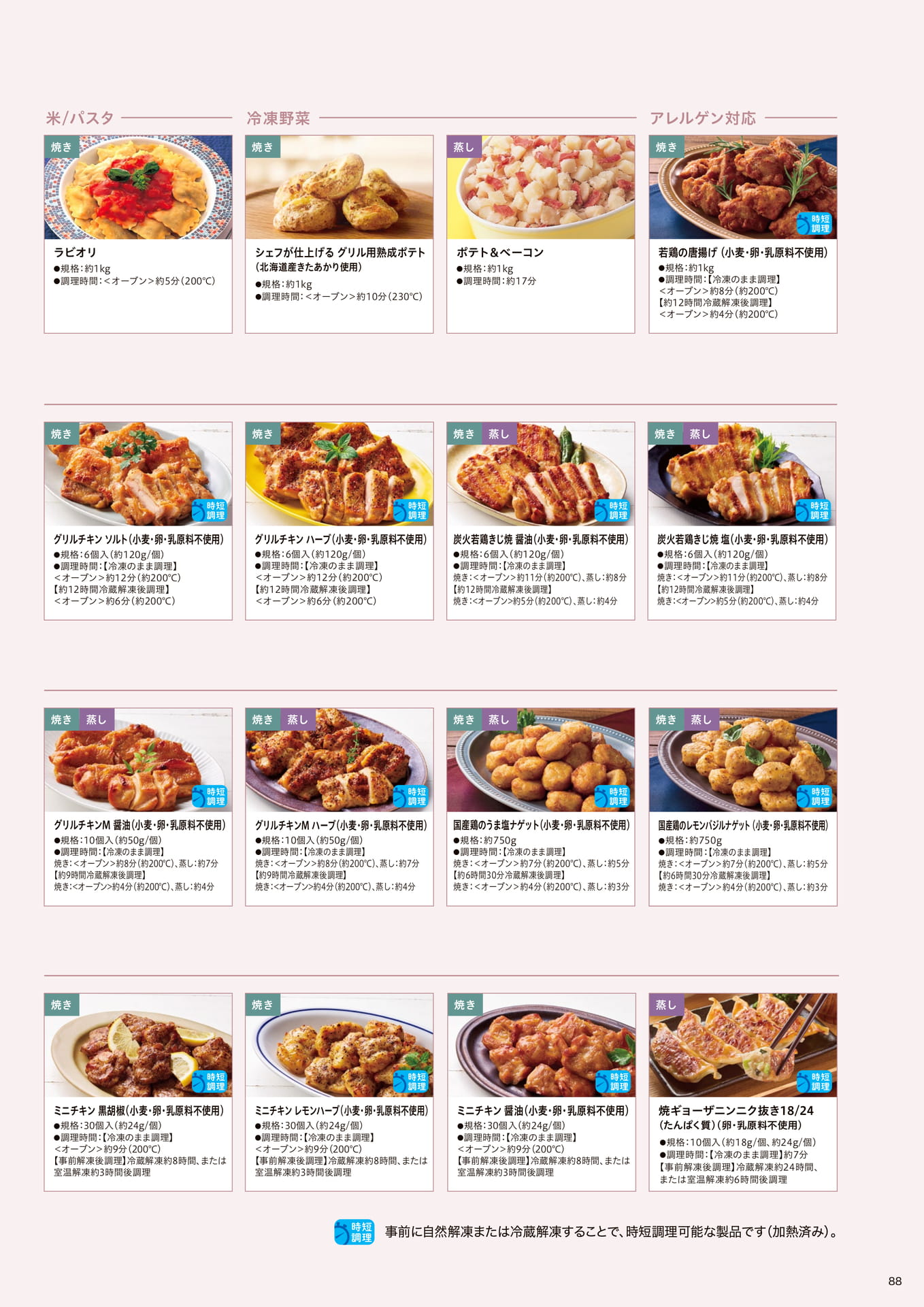 調理方法別 おすすめ製品のご紹介_スチームコンベクションオーブン④(89ページ目)