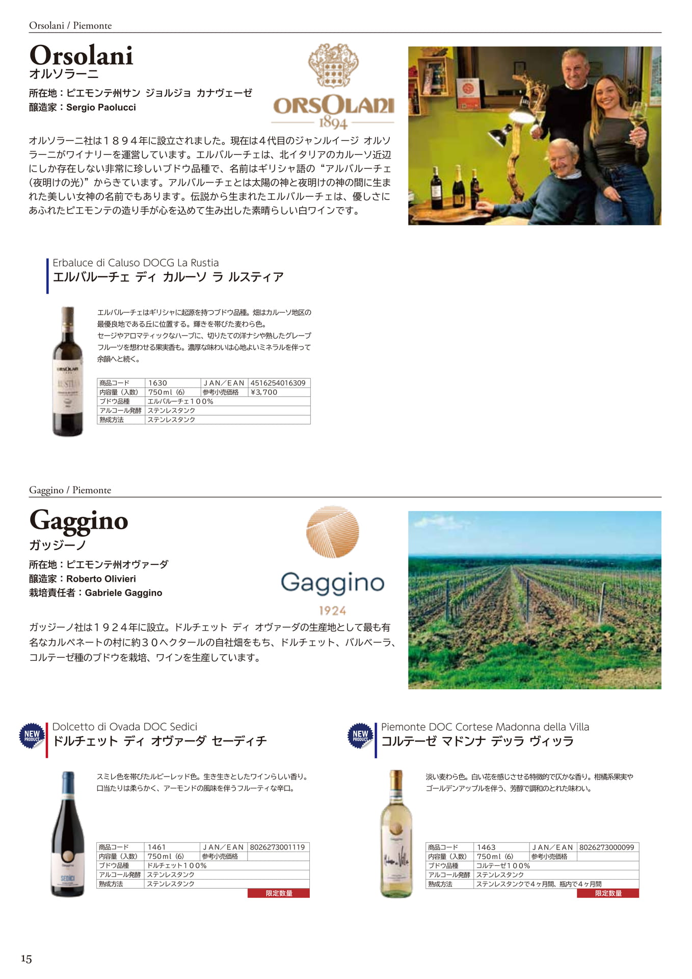 ORSOLANI <PIEMONTE>（18ページ目）