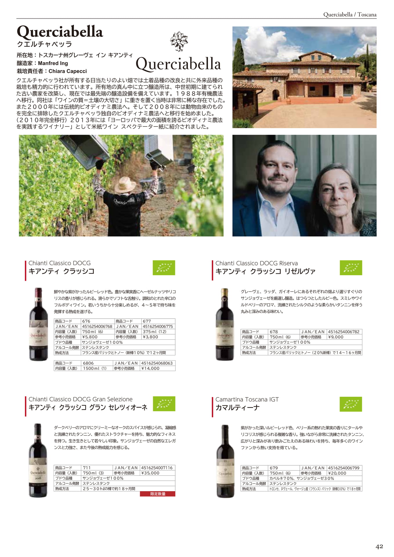 QUERCIABELLA <TOSCANA>（45ページ目）