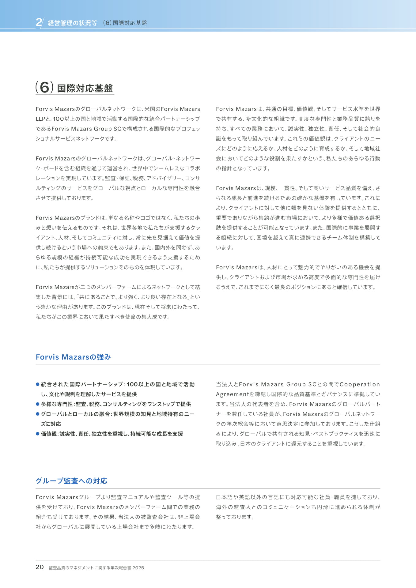 (6)国際対応基盤(20ページ目)