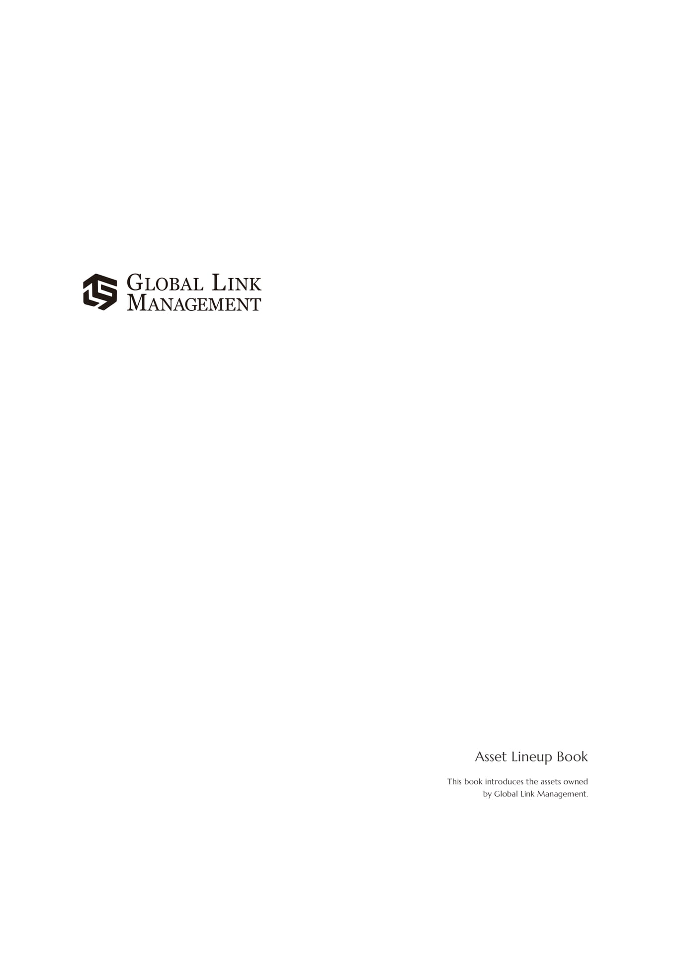 Asset Lineup Book（1ページ目）