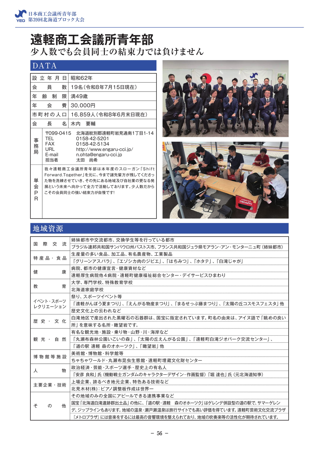 遠軽商工会議所青年部(58ページ目)