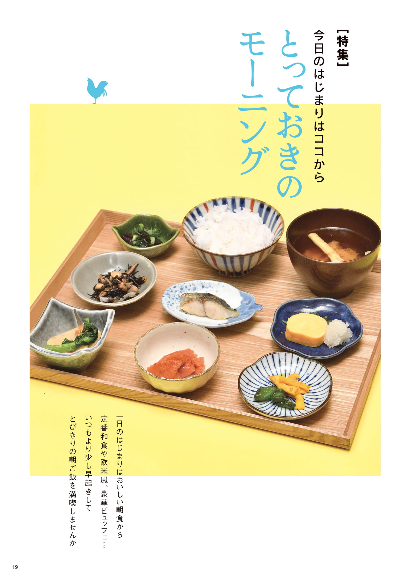 特集 今日のはじまりはココから(19ページ目)