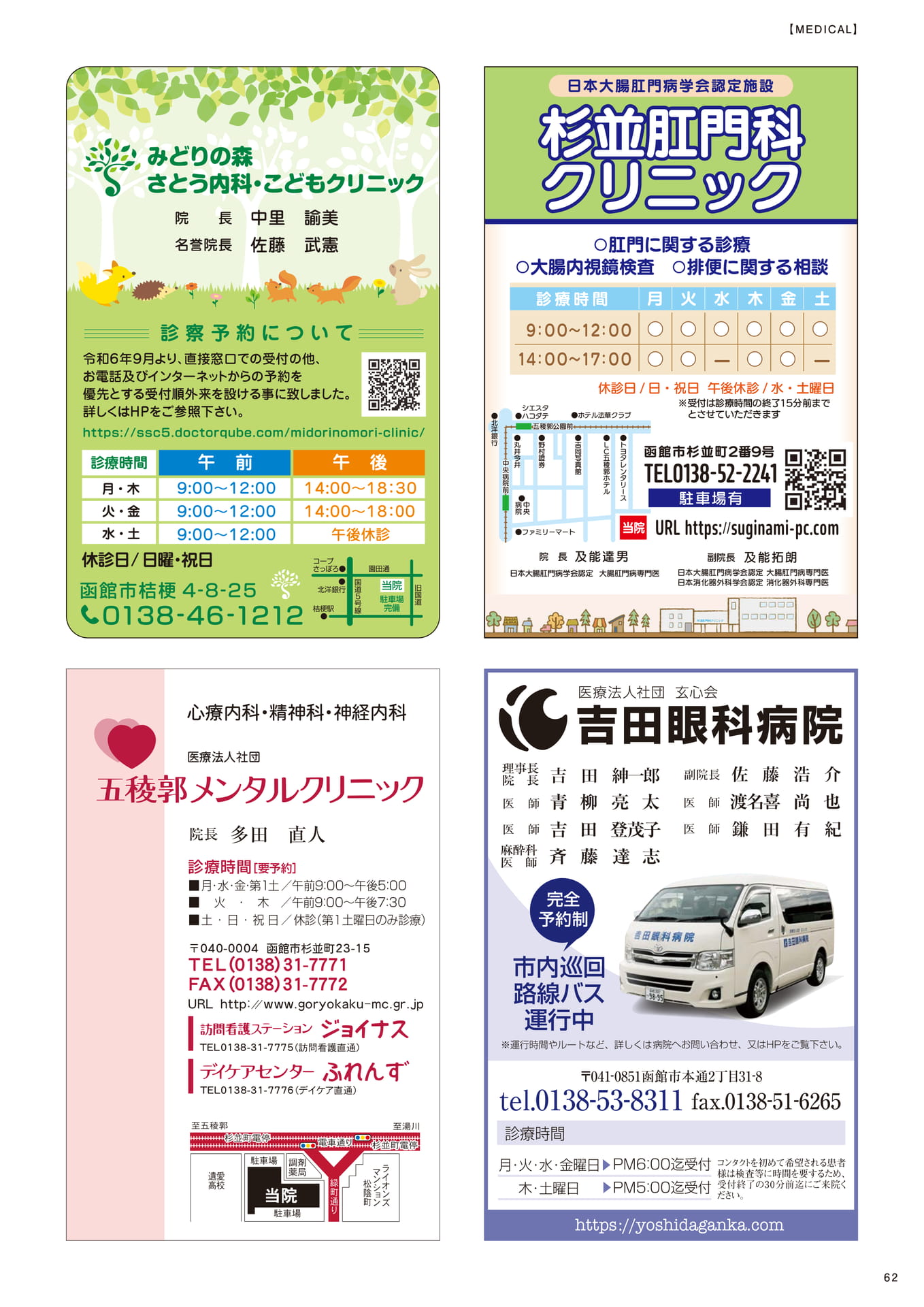病院・医院・施設案内（62ページ目）