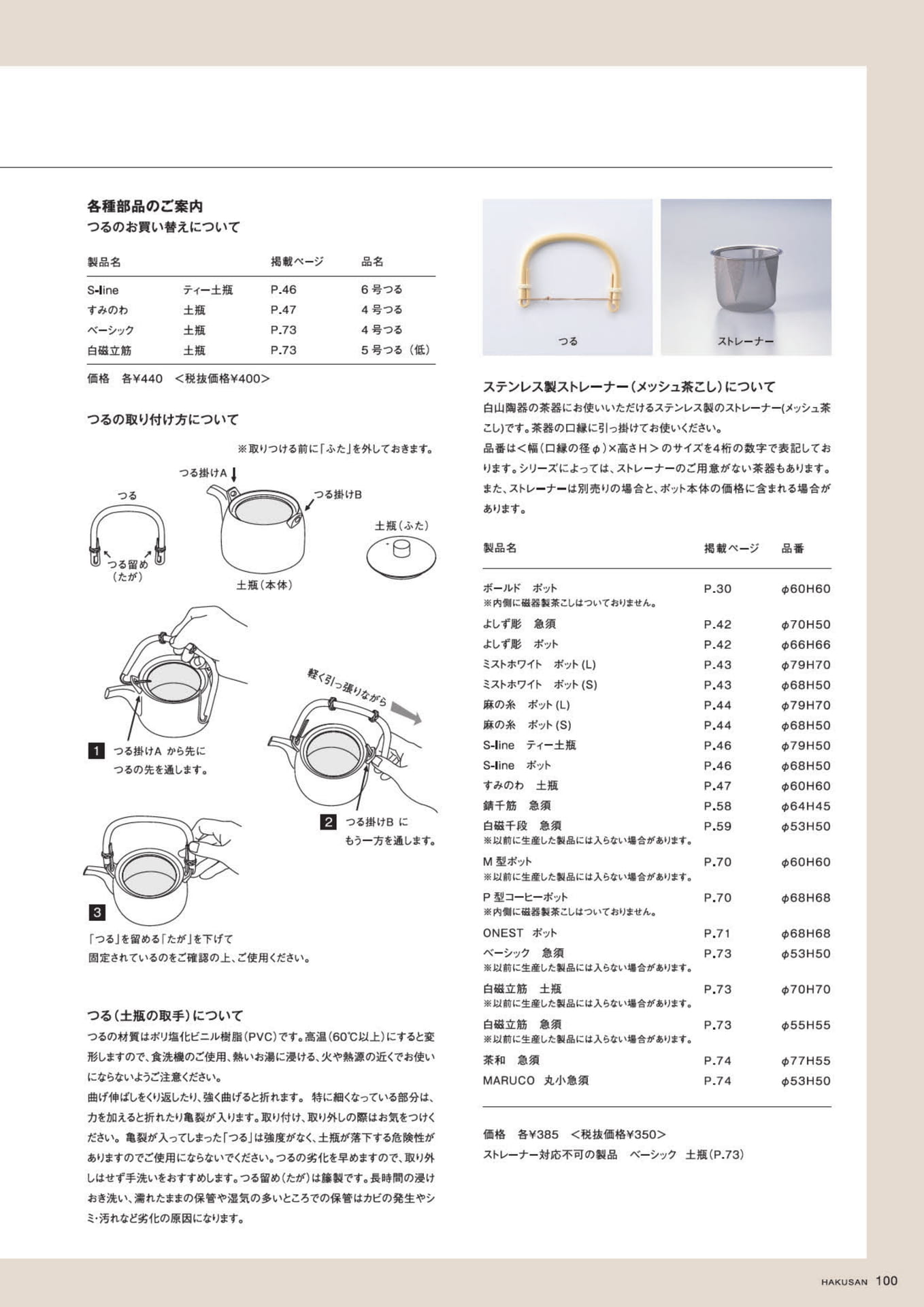 ご使用上の注意（101ページ目）