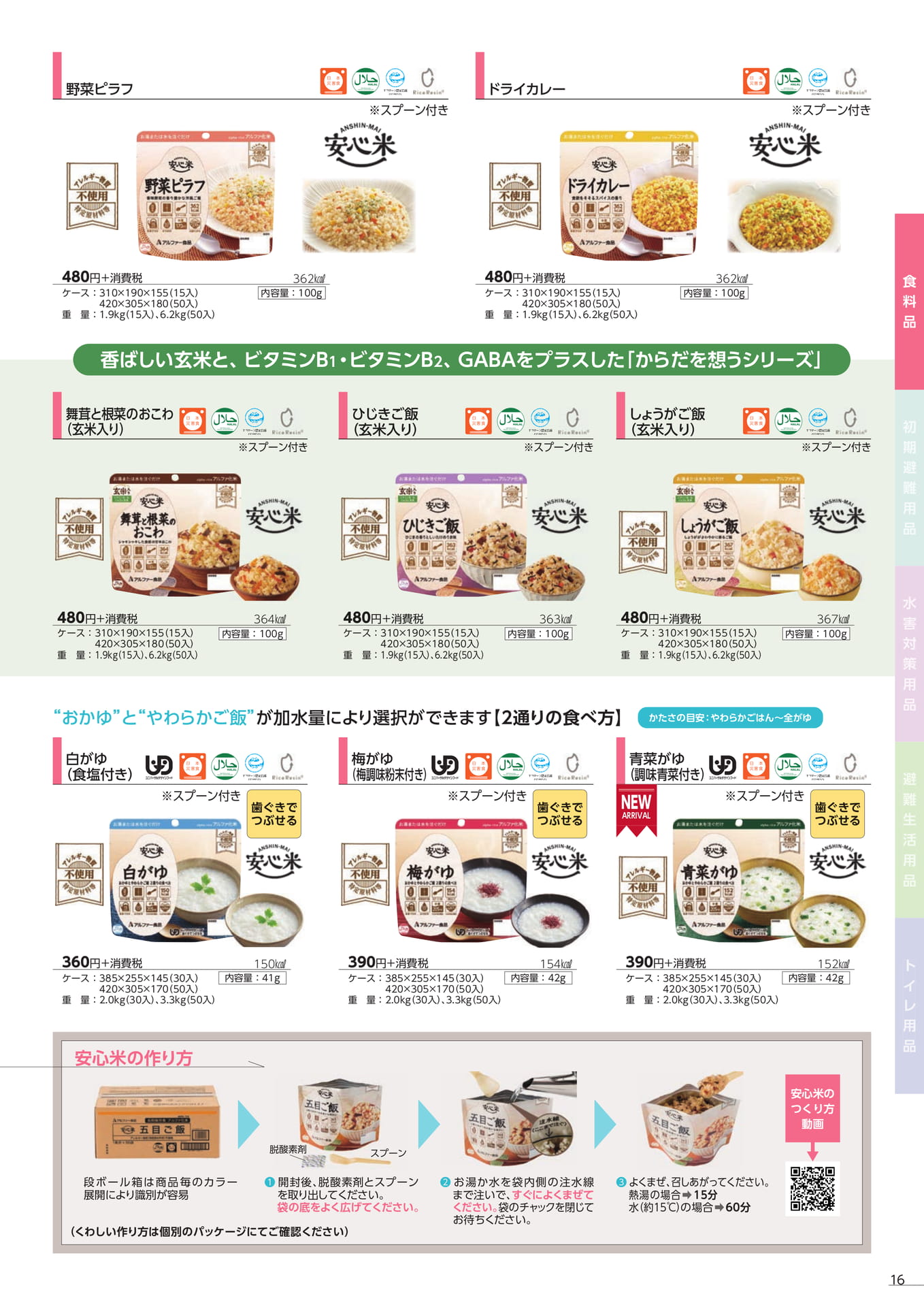 アルファ化米とからだを想うシリーズ(19ページ目)
