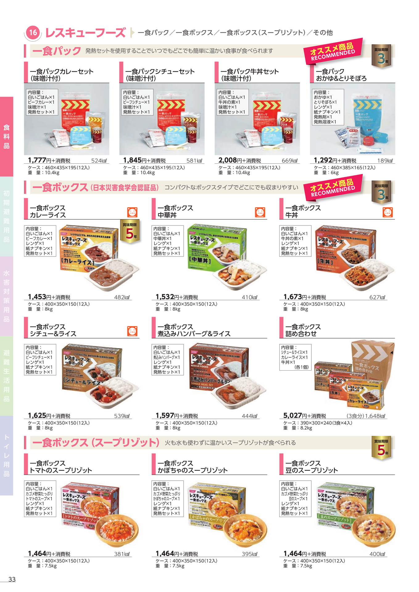 レスキューフーズ 発熱セット(36ページ目)