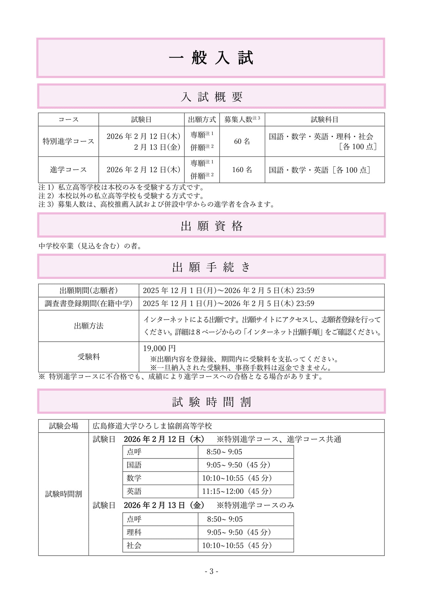 P3.一般入試(特別進学コース・進学コース)(6ページ目)