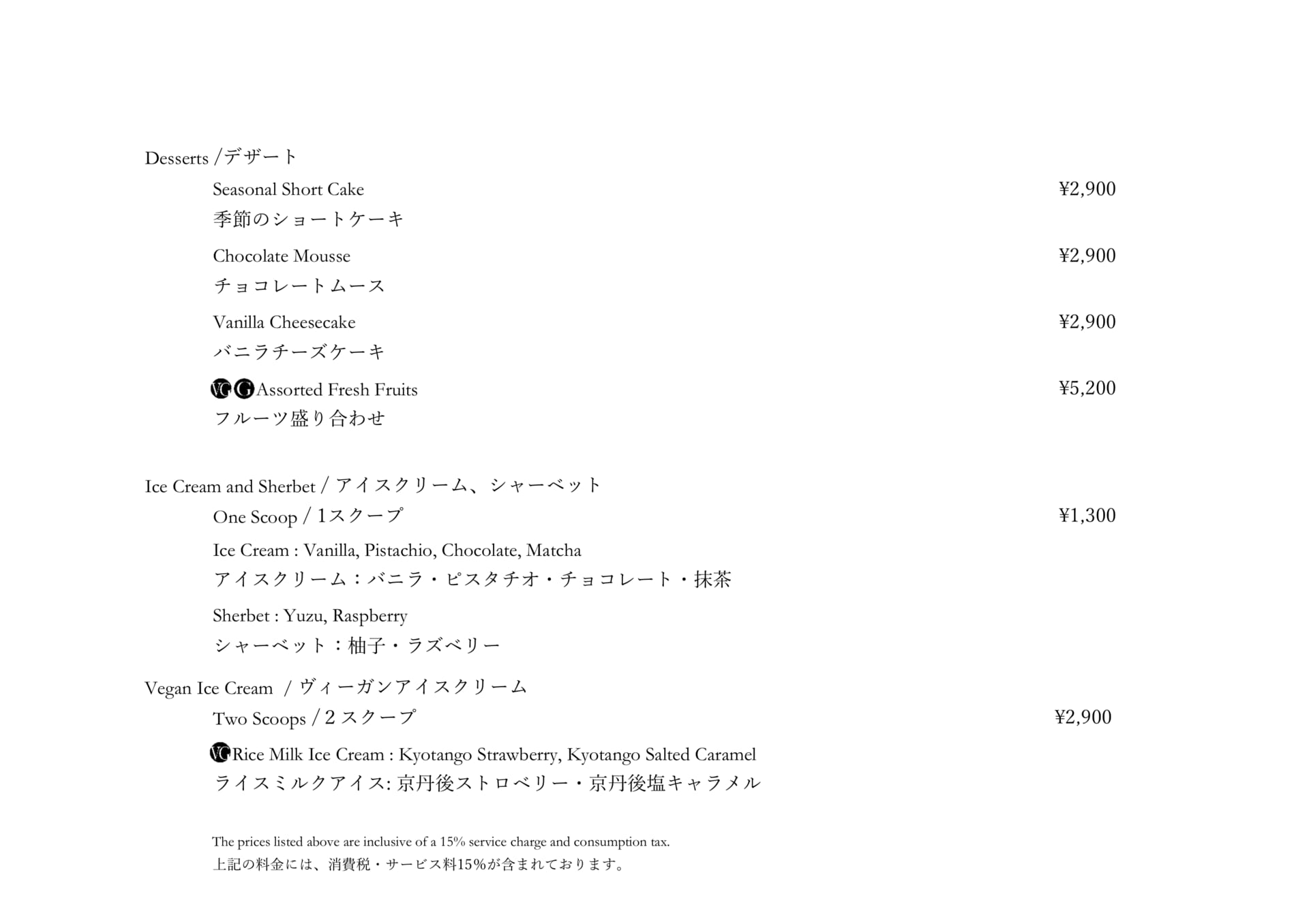 デザート(25ページ目)