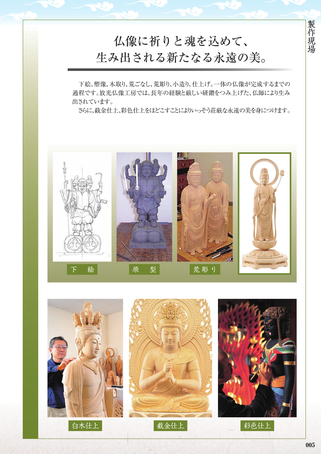 仏像製作工程(7ページ目)