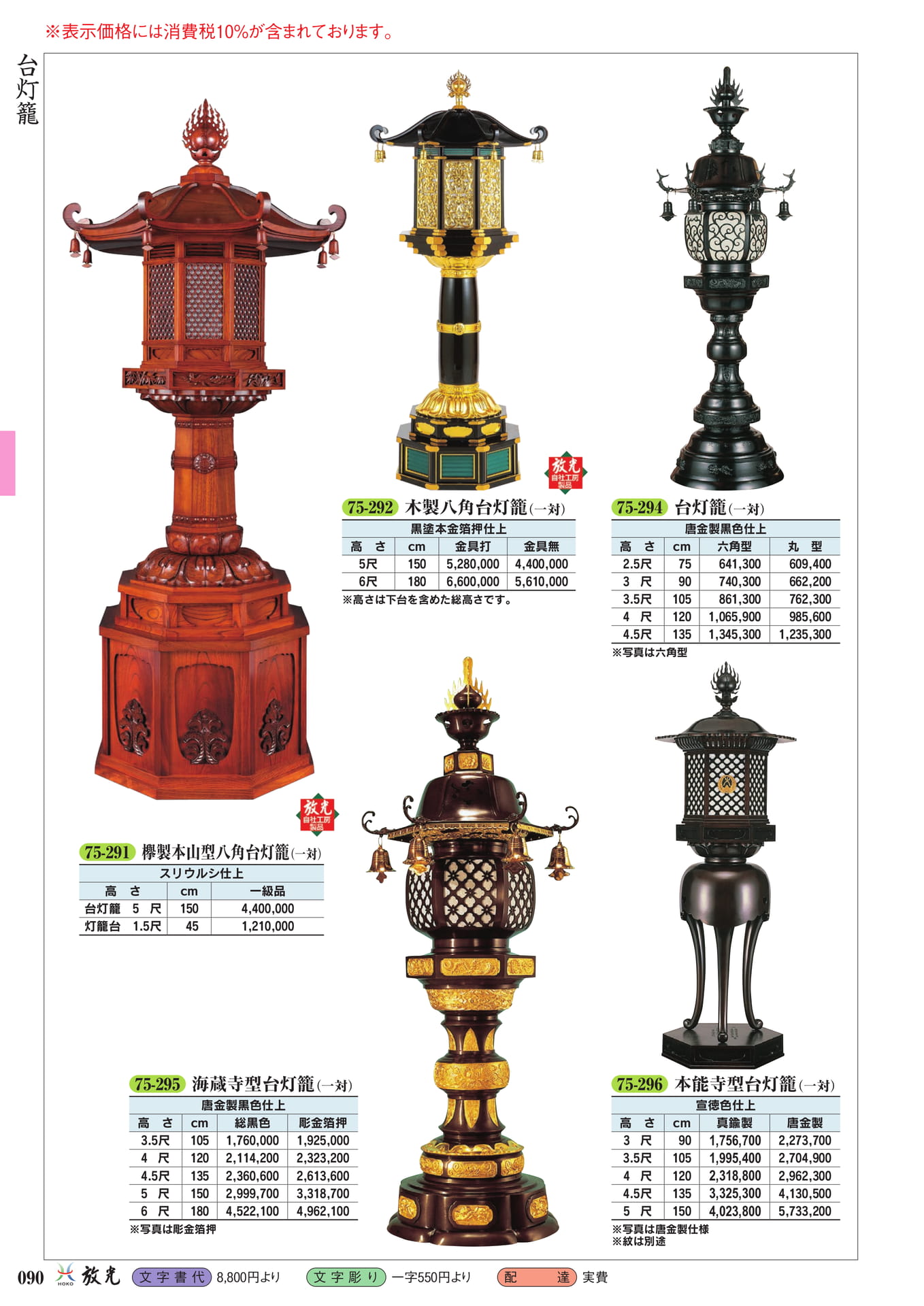 台灯籠(92ページ目)