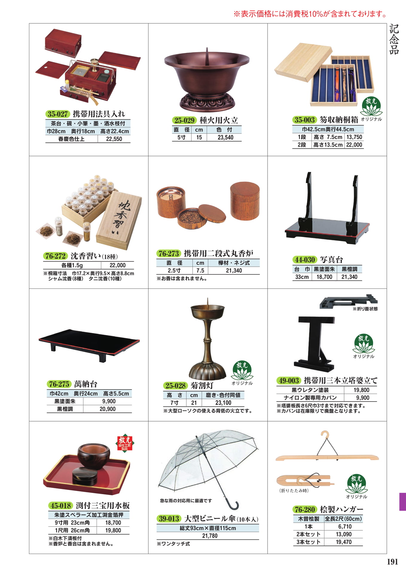記念品(189ページ目)