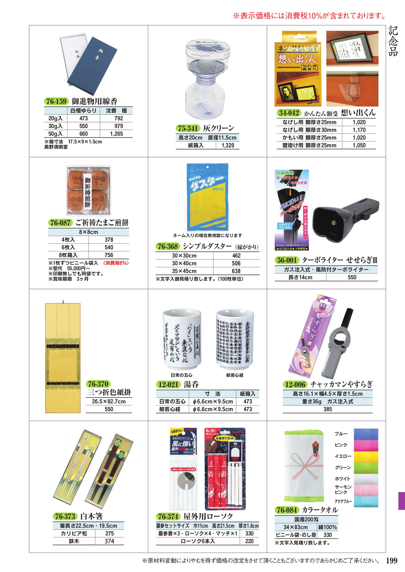 記念品(197ページ目)