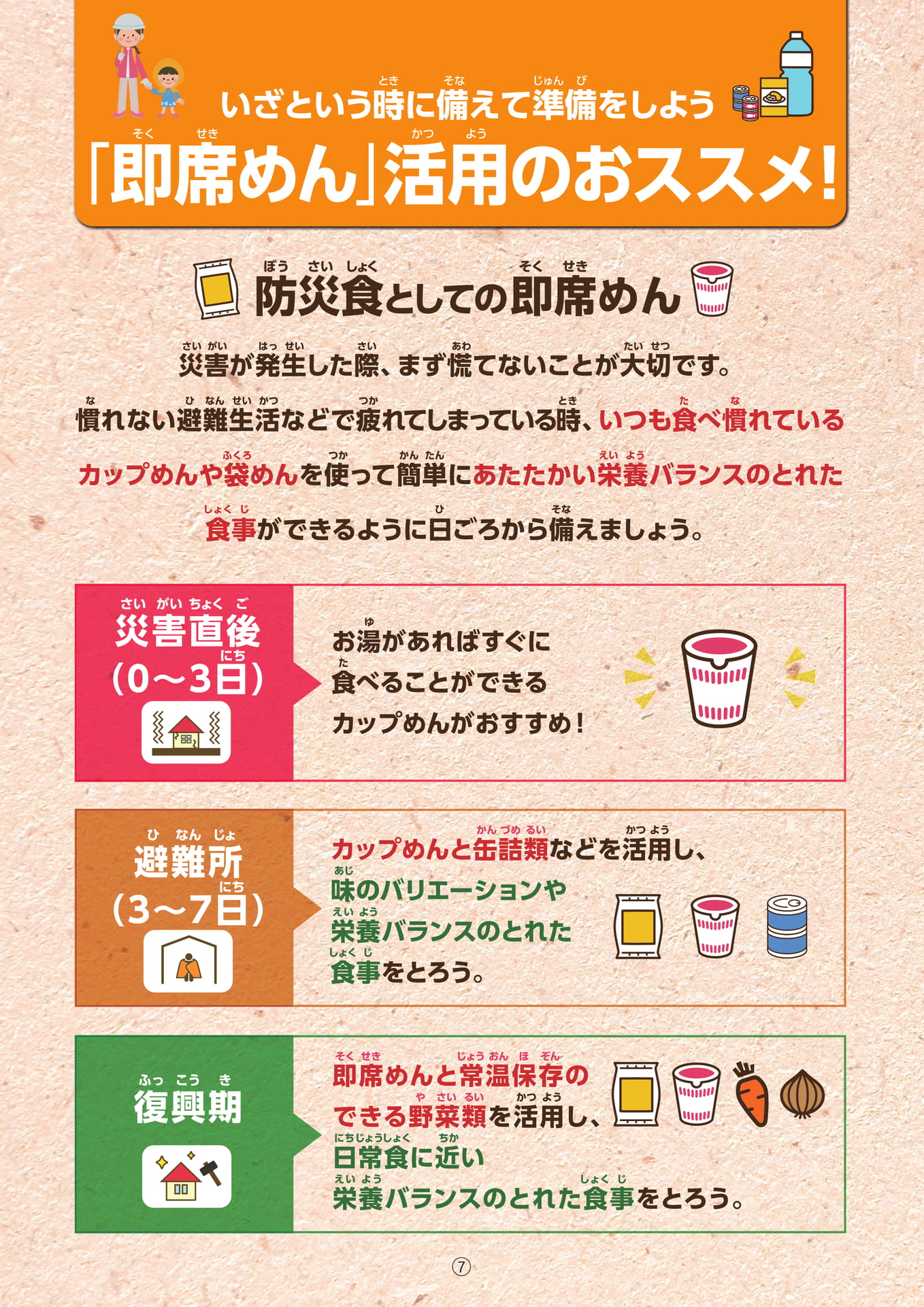 即席めん活用のおススメ(8ページ目)