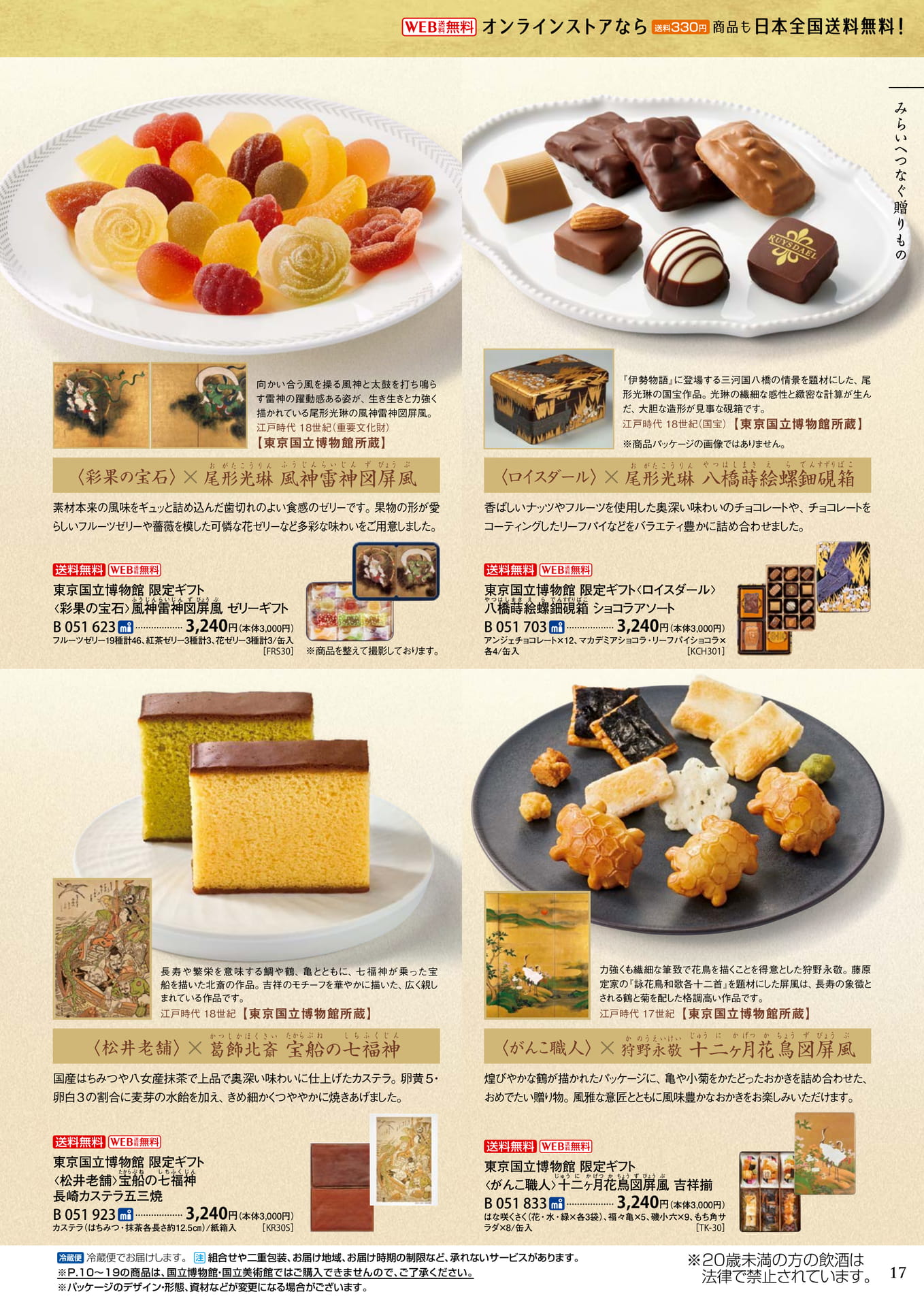 国立博物館・国立美術館コラボレーションギフト(21ページ目)