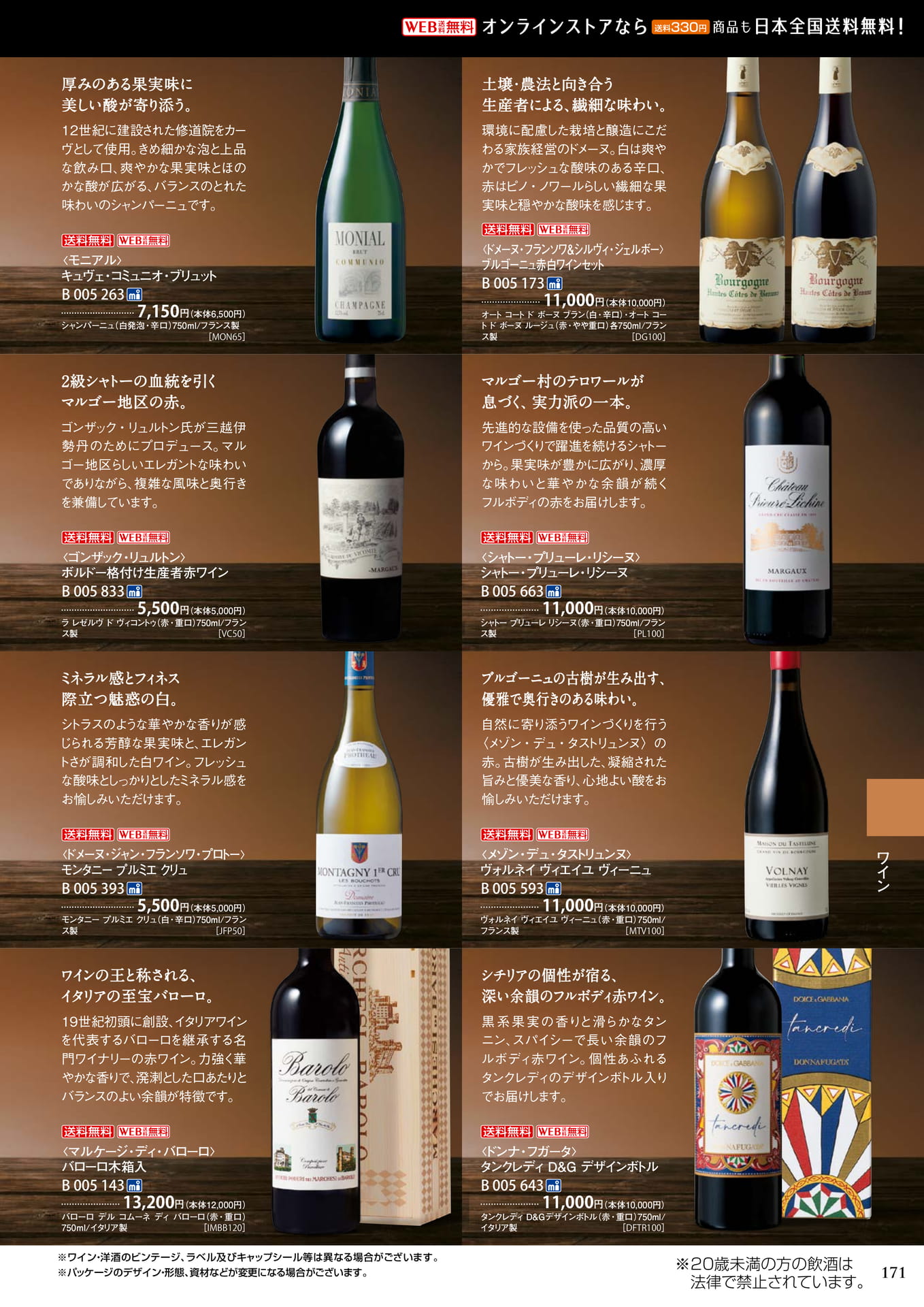 ワイン・シャンパーニュ(175ページ目)
