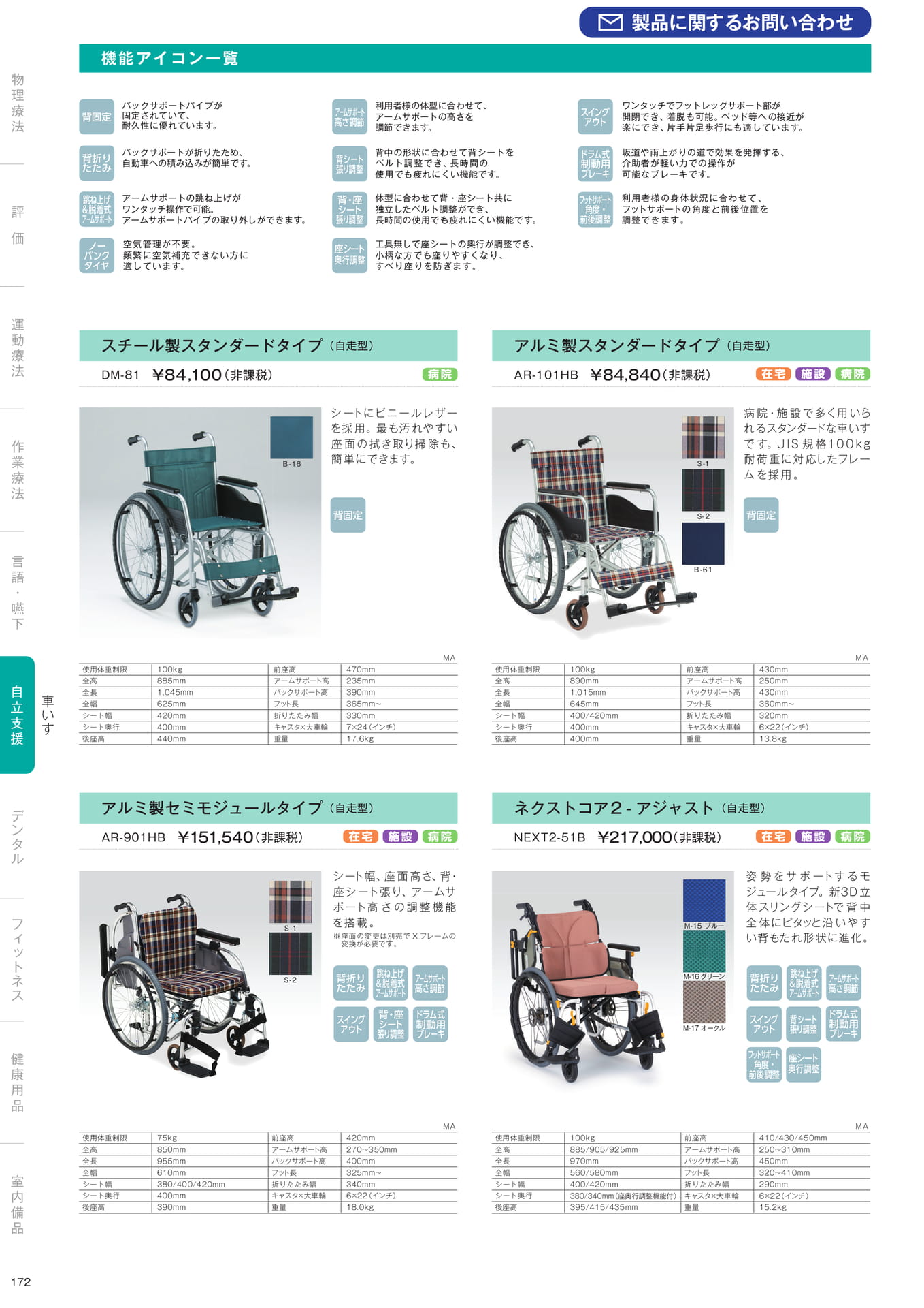 ［自立支援］車いす（174ページ目）