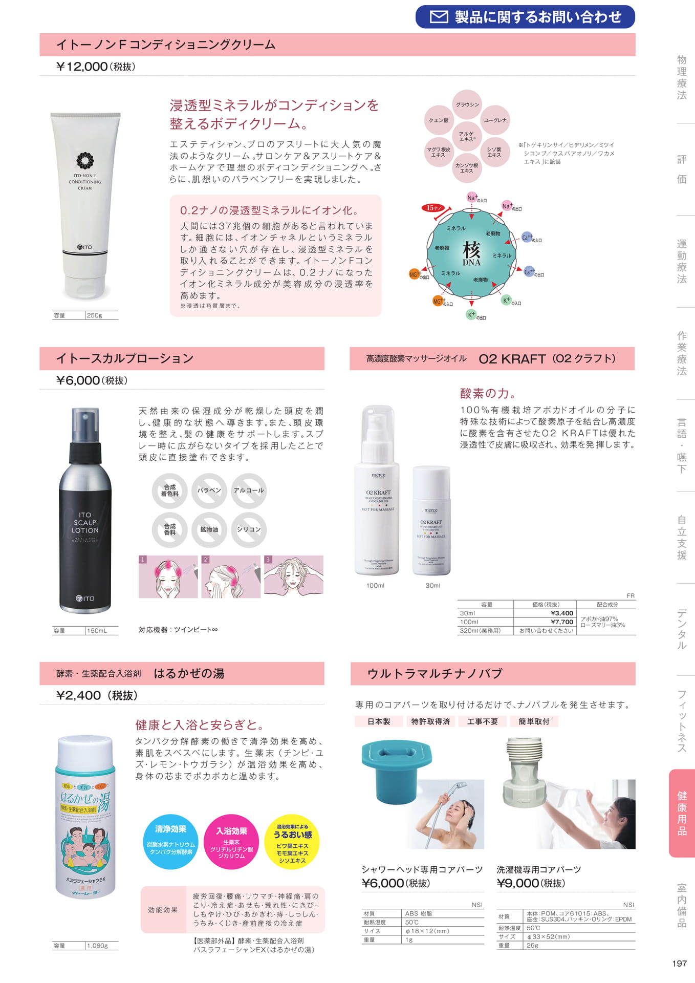 ［健康用品］（199ページ目）