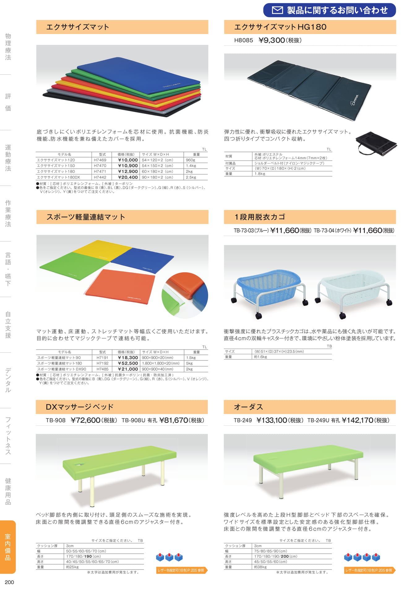 ［室内備品］（202ページ目）
