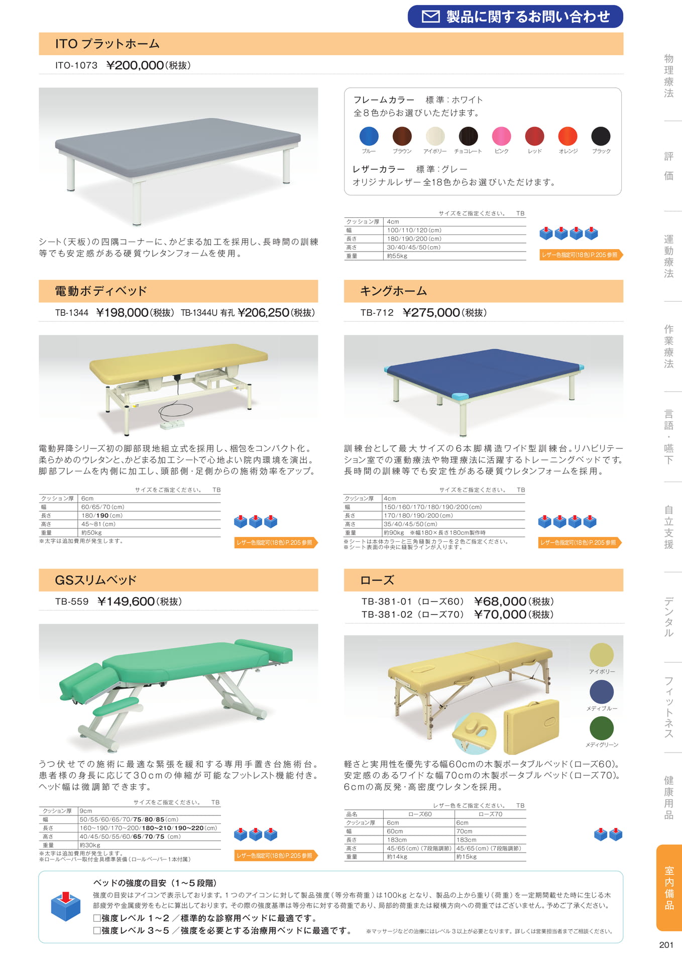 ［室内備品］（203ページ目）