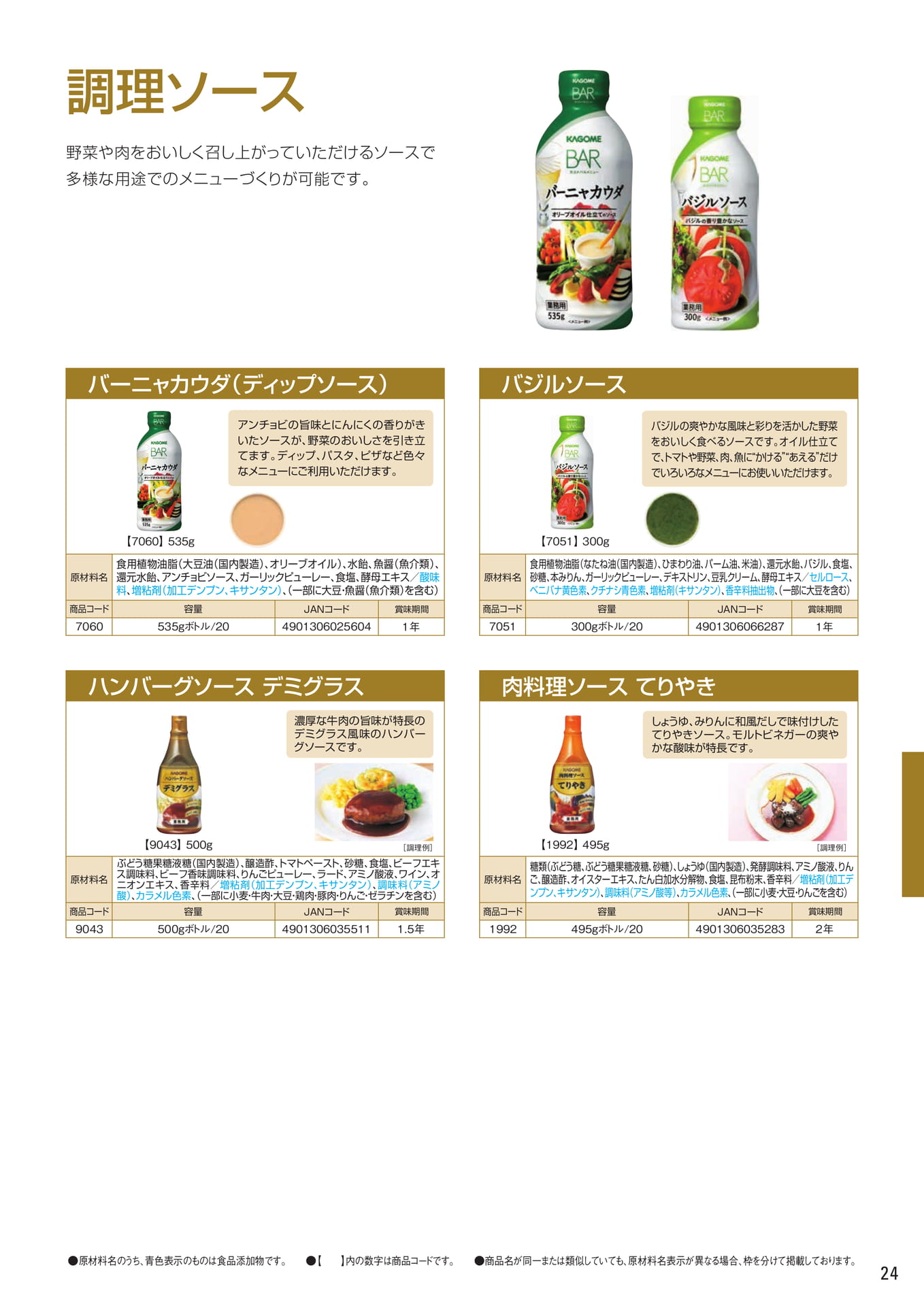 調理ソース(25ページ目)