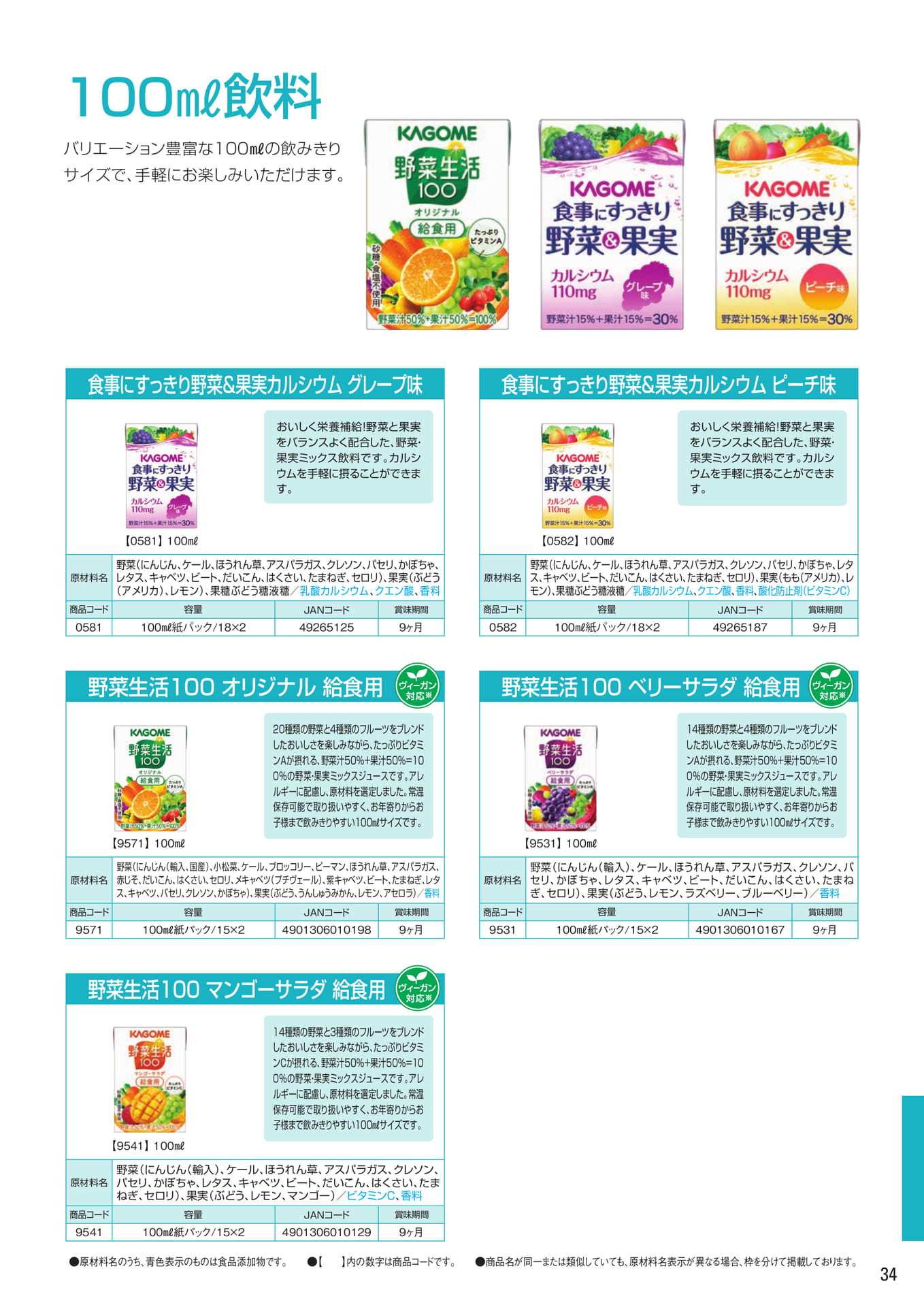 100ml飲料(35ページ目)