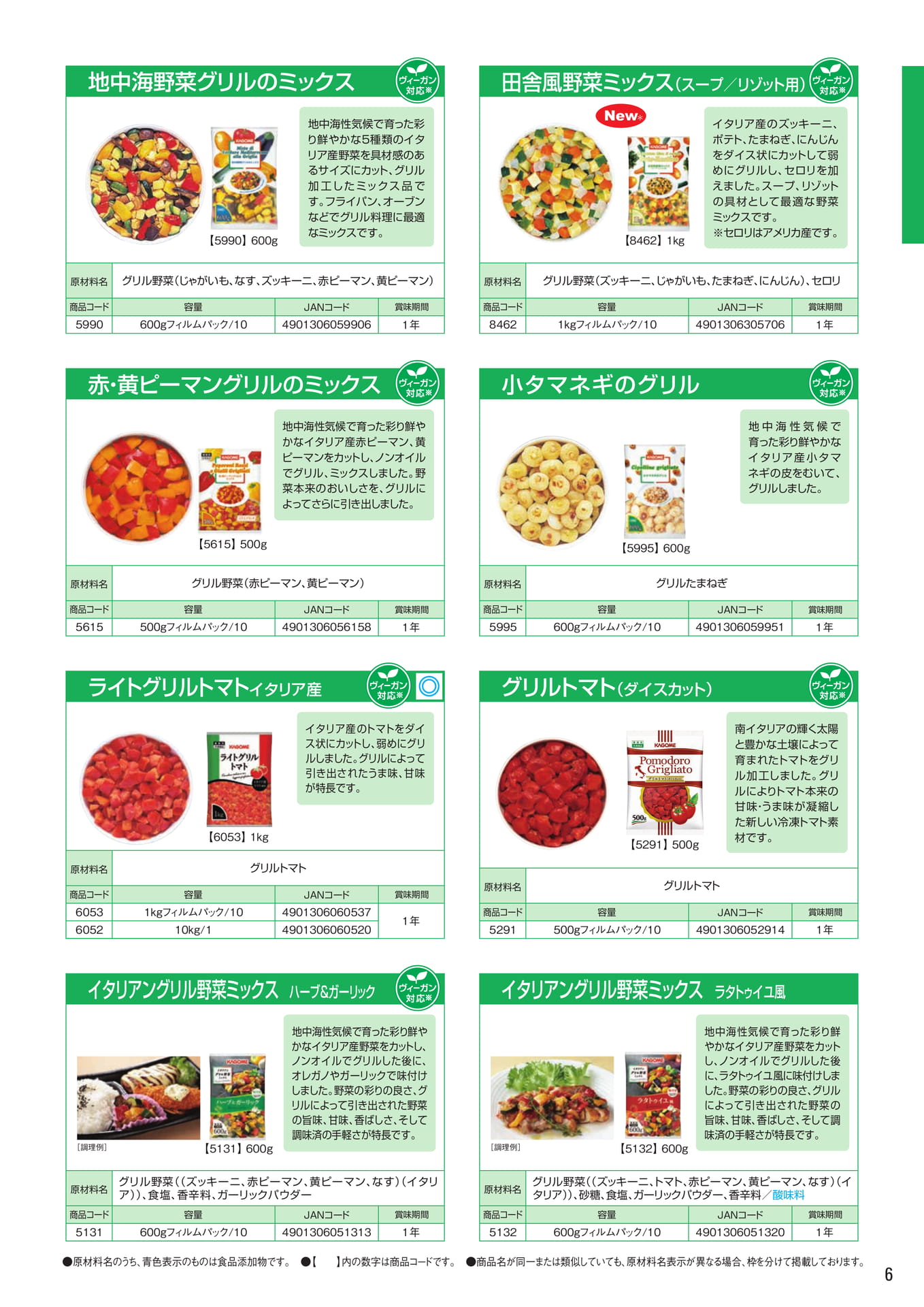 イタリア産グリル野菜（7ページ目）