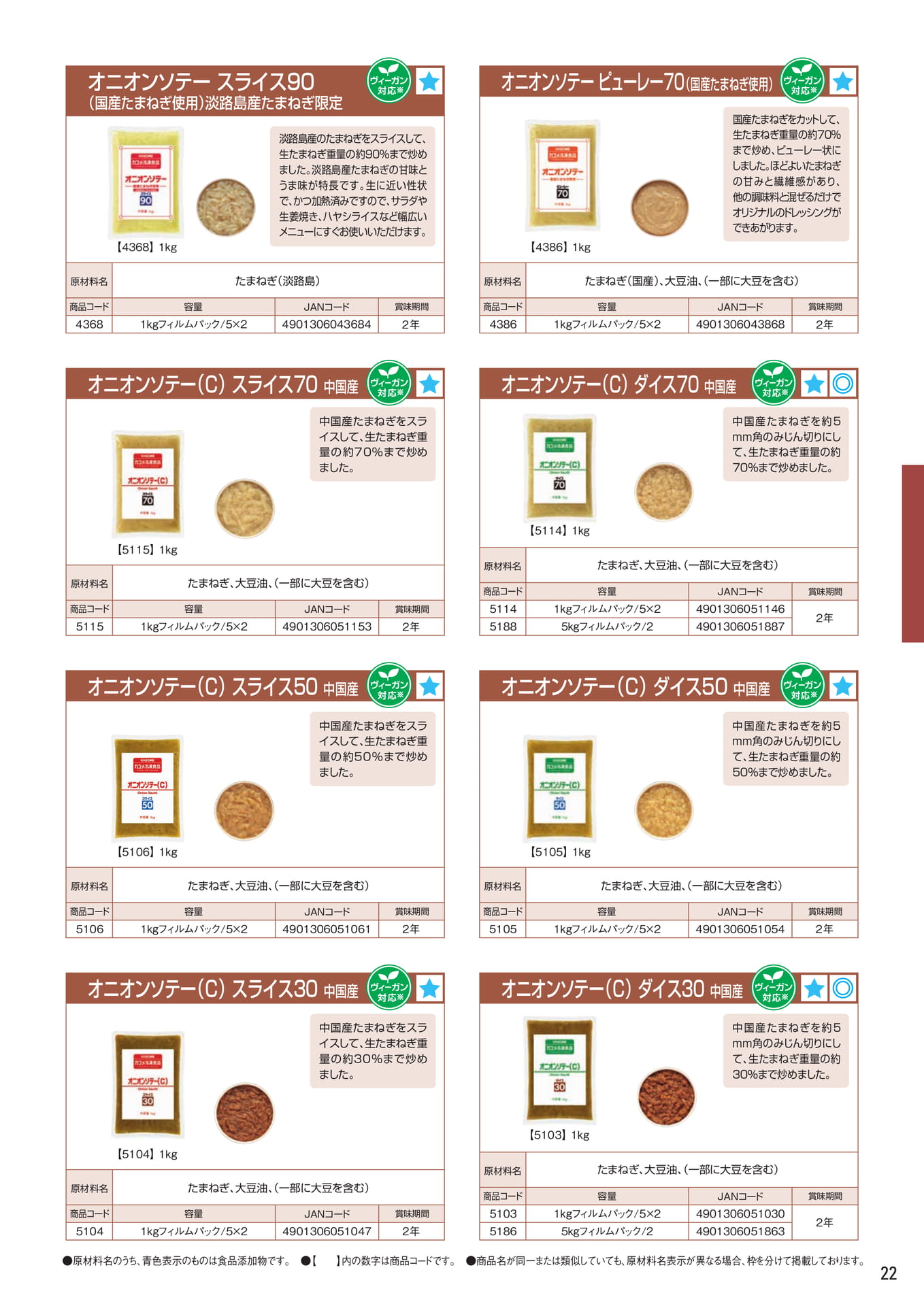 オニオンソテー（23ページ目）
