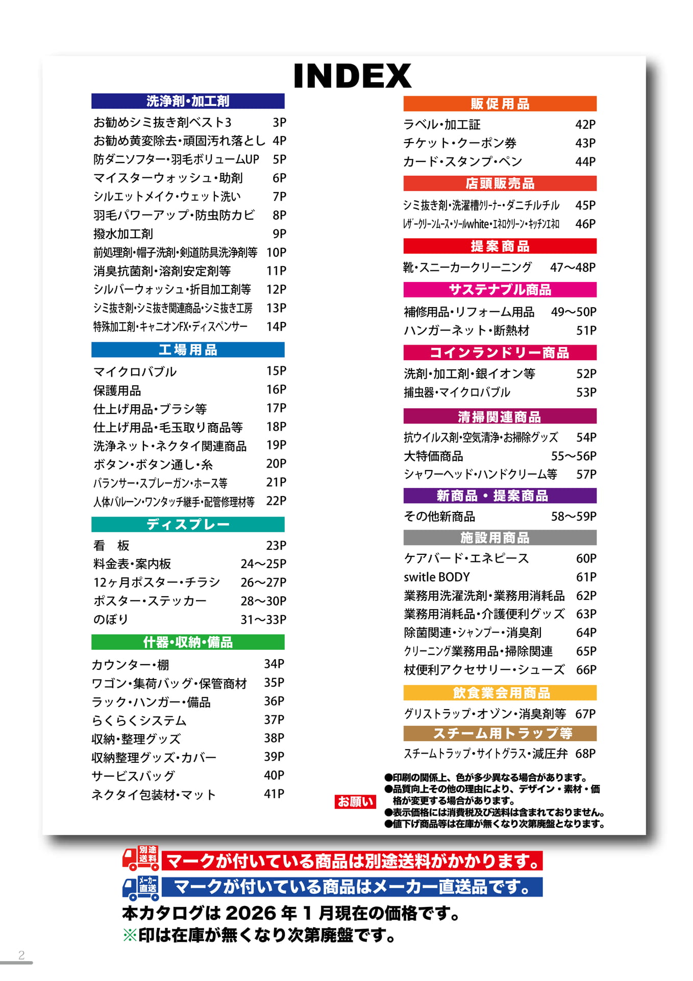 目次（インデックス）（2ページ目）
