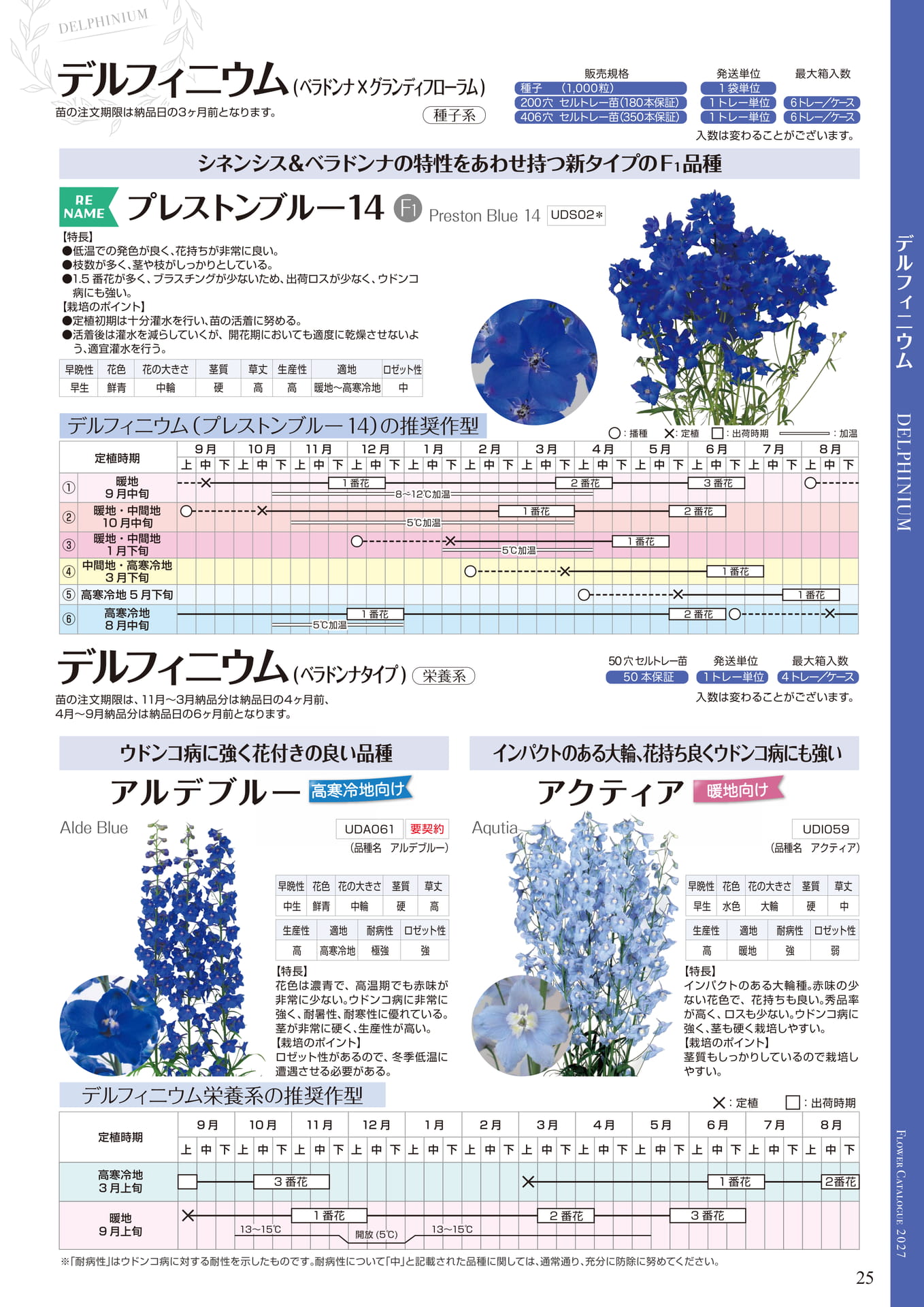 デルフィニウム プレストンブルー14他（25ページ目）