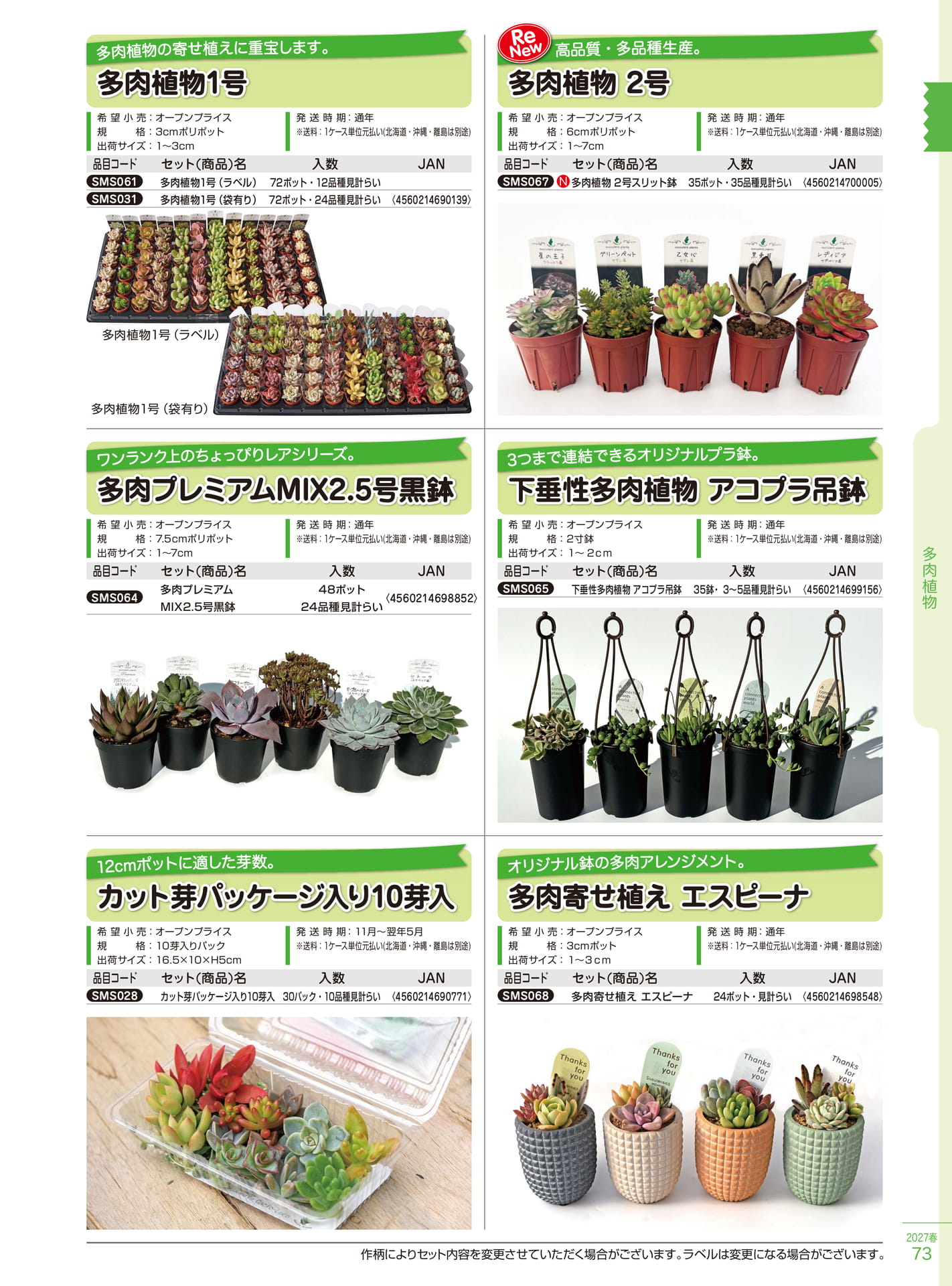 多肉植物 1号・2号（73ページ目）