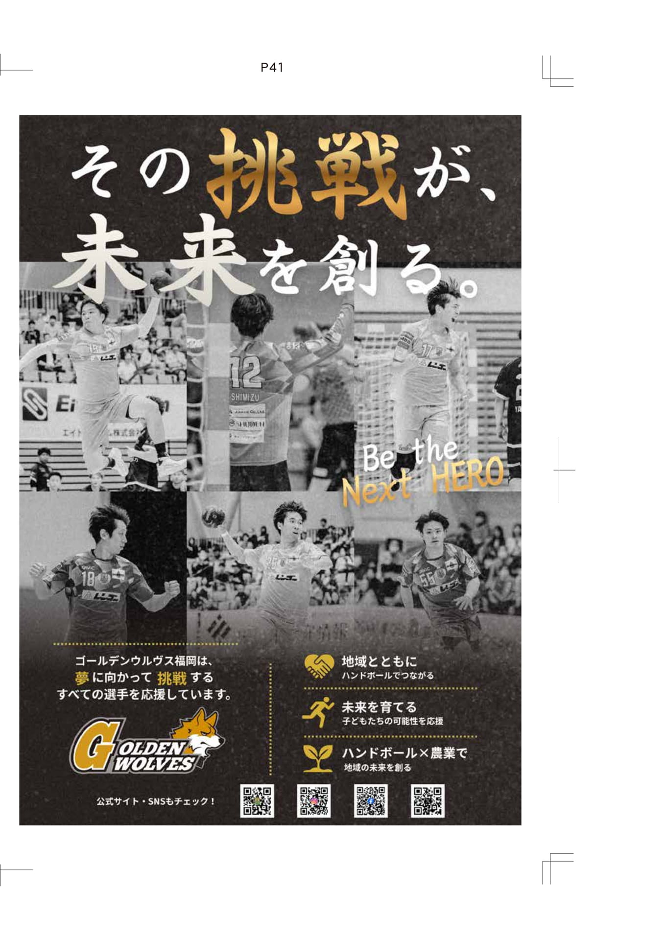 ゴールデンウルヴス福岡広告（41ページ目）