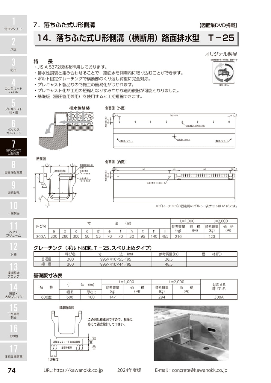 (横断用)路面排水型 74(84ページ目)